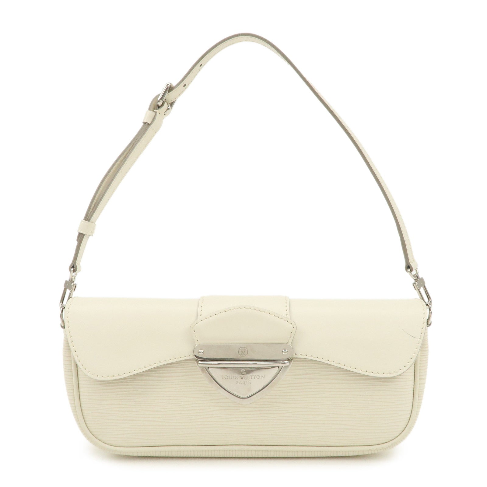 Louis Vuitton Epi Pochette Montaigne Shoulder Bag Ivoire M5929J Used