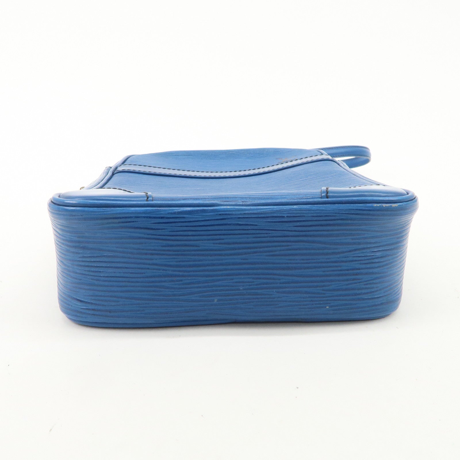 Louis Vuitton Epi Leather Danube Shoulder Bag Toledo Blue M45635