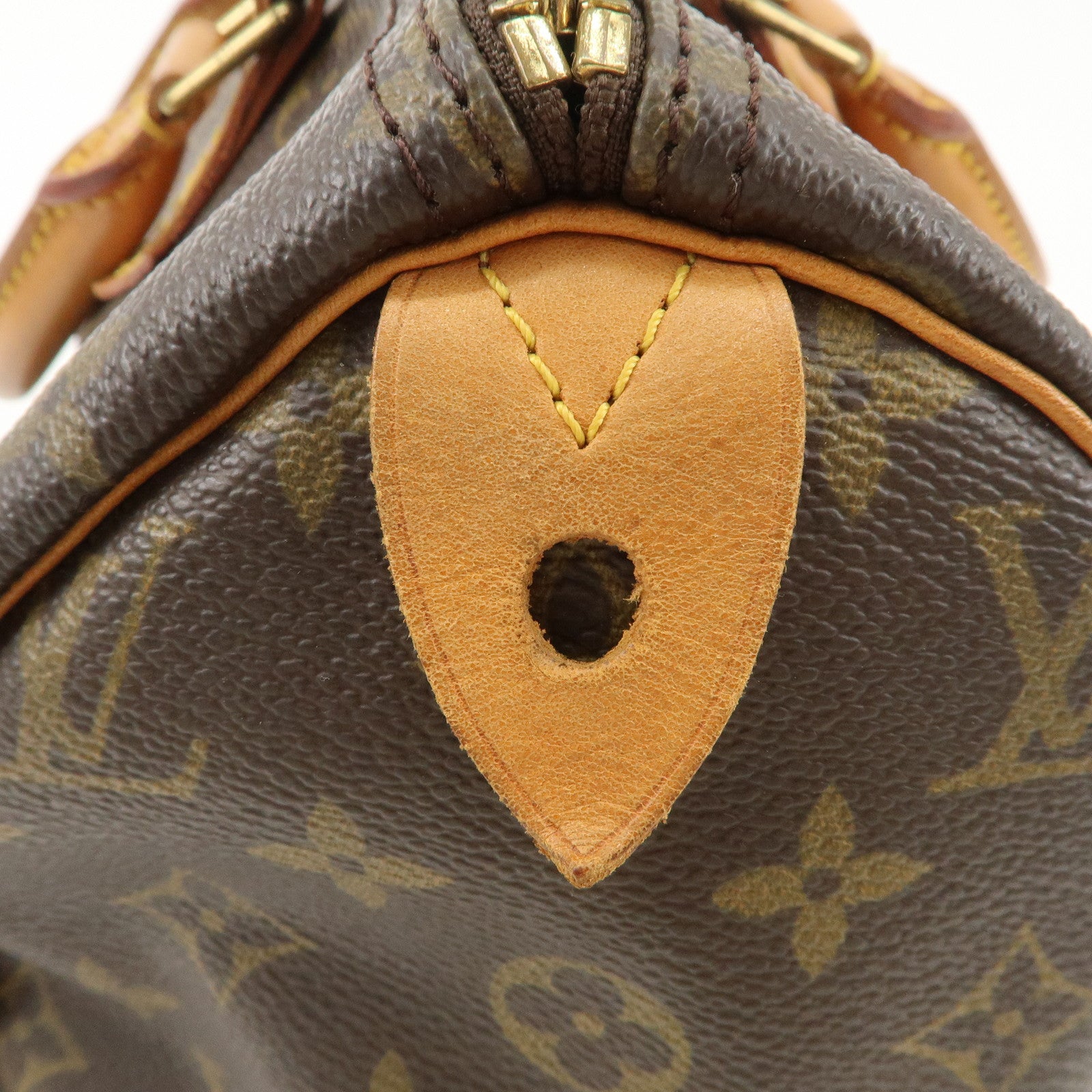 Louis Vuitton Monogram Speedy 30 Hand Bag Boston Bag M41526 Used