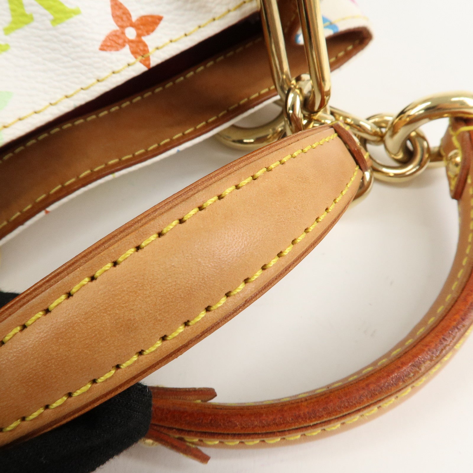 Louis Vuitton Monogram Multicolor Audra Hand Bag Blanc M40047 Used