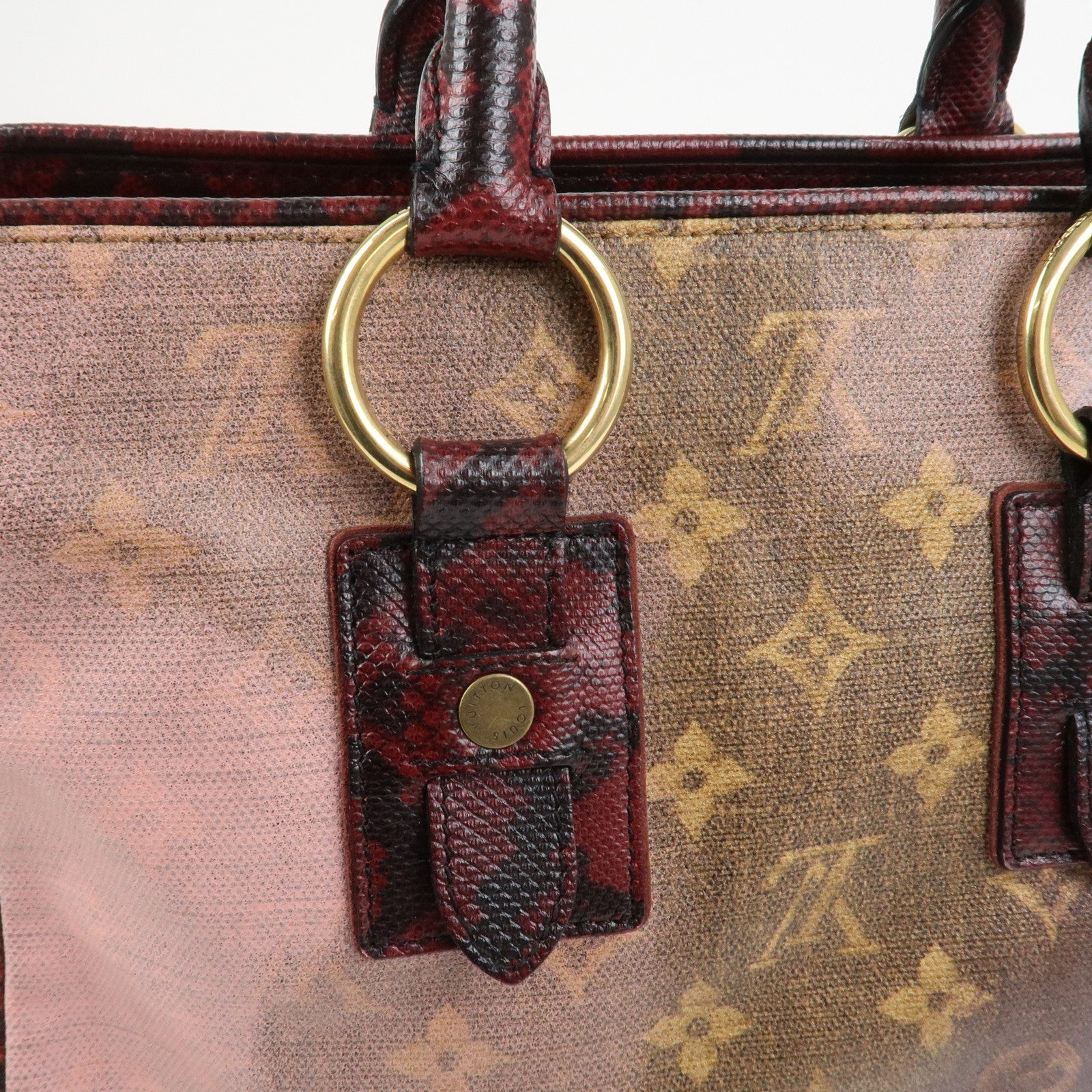 Louis Vuitton Monogram Jokes Graduate Tote Bag Violet M95739