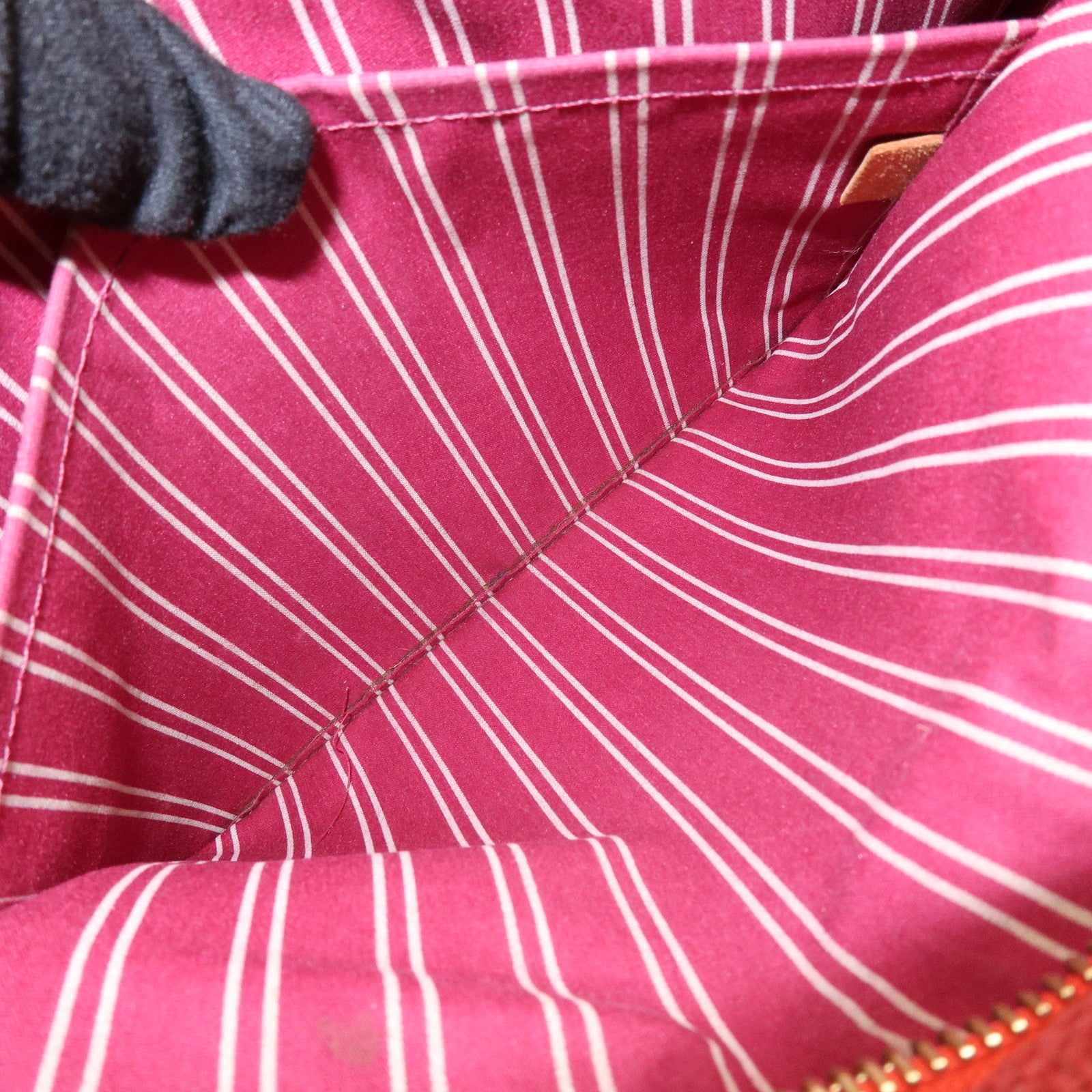 Louis Vuitton Antigua Cabas MM Tote Bag Hand Bag Rouge M40034