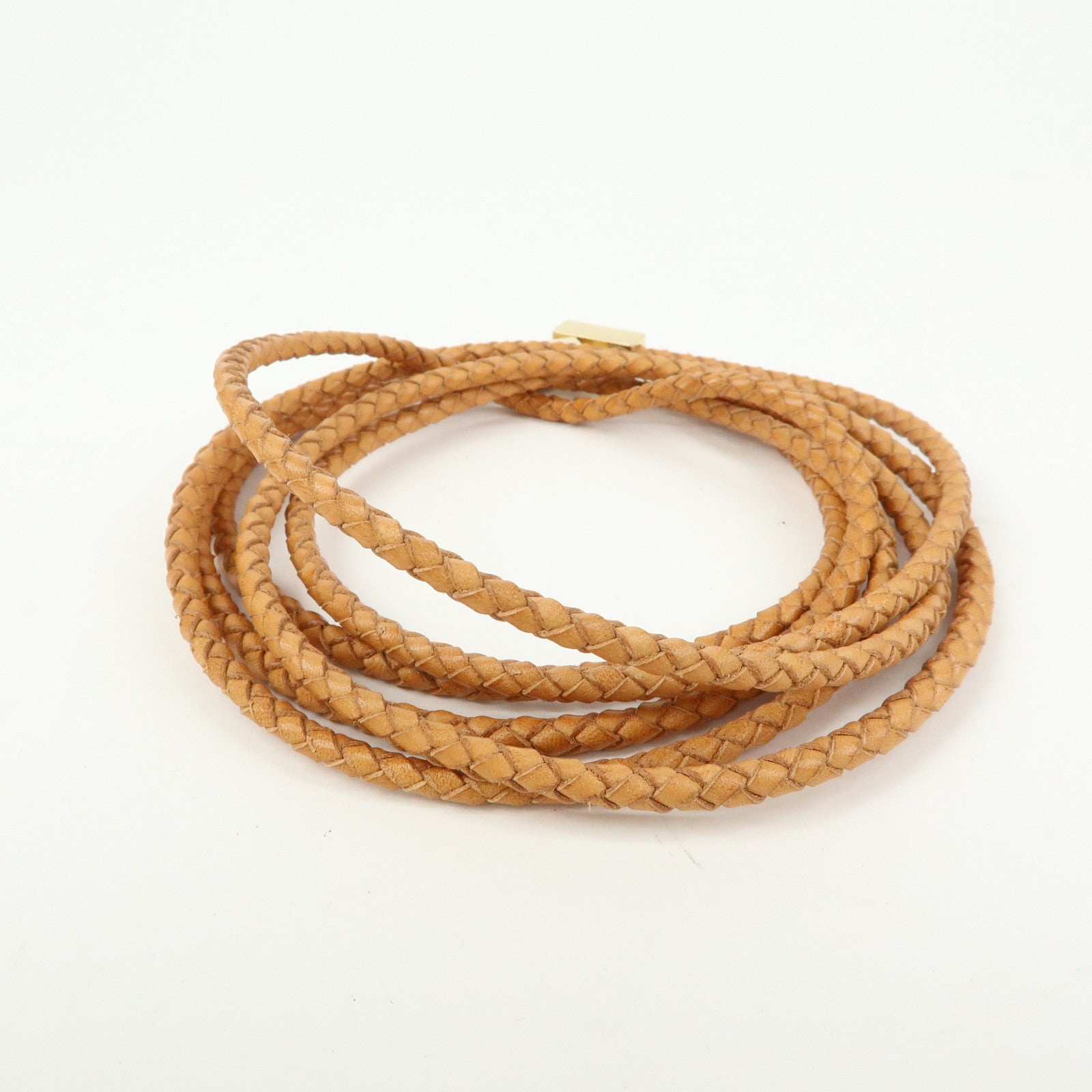 Louis Vuitton Ceinture VVN Tresse Leather Belt Natural M67302