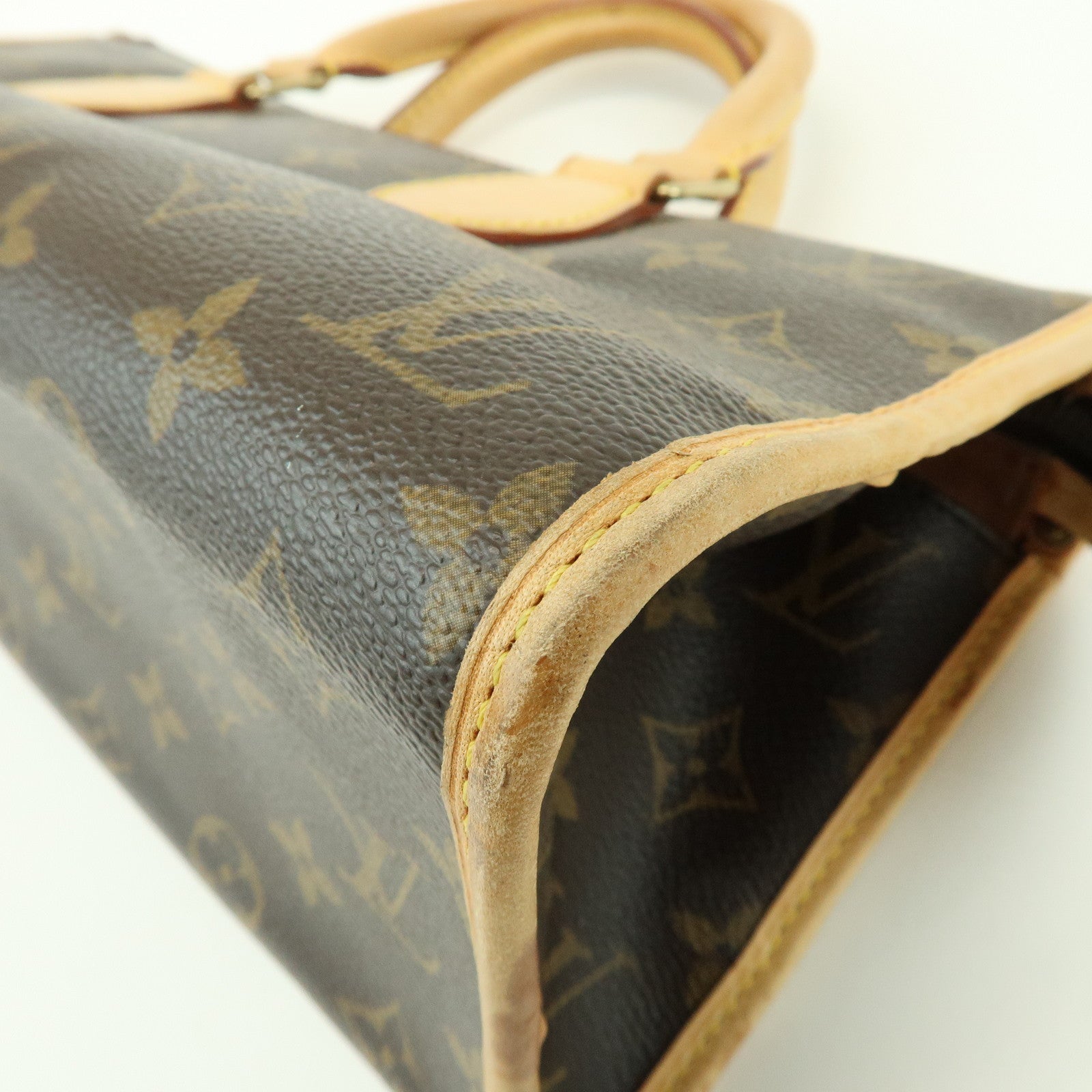 Louis Vuitton Monogram Popincourt Hand Bag Brown M40009