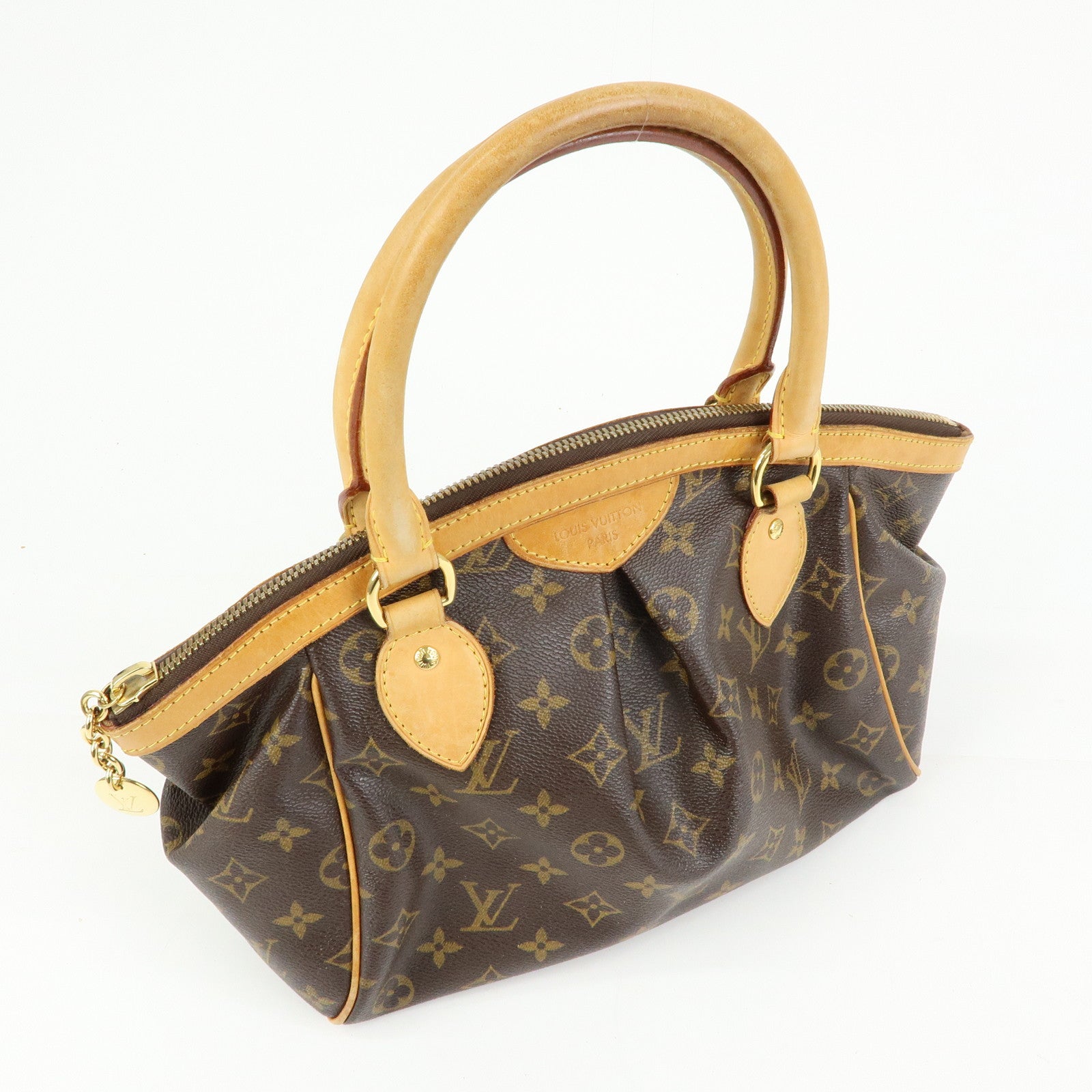 Louis Vuitton Monogram Tivoli PM Hand Bag Shoulder Bag Brown M40143
