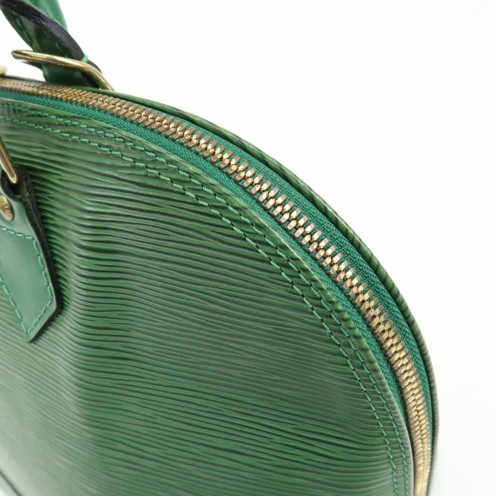 Louis Vuitton Epi Alma Hand Bag Borneo Green M52144