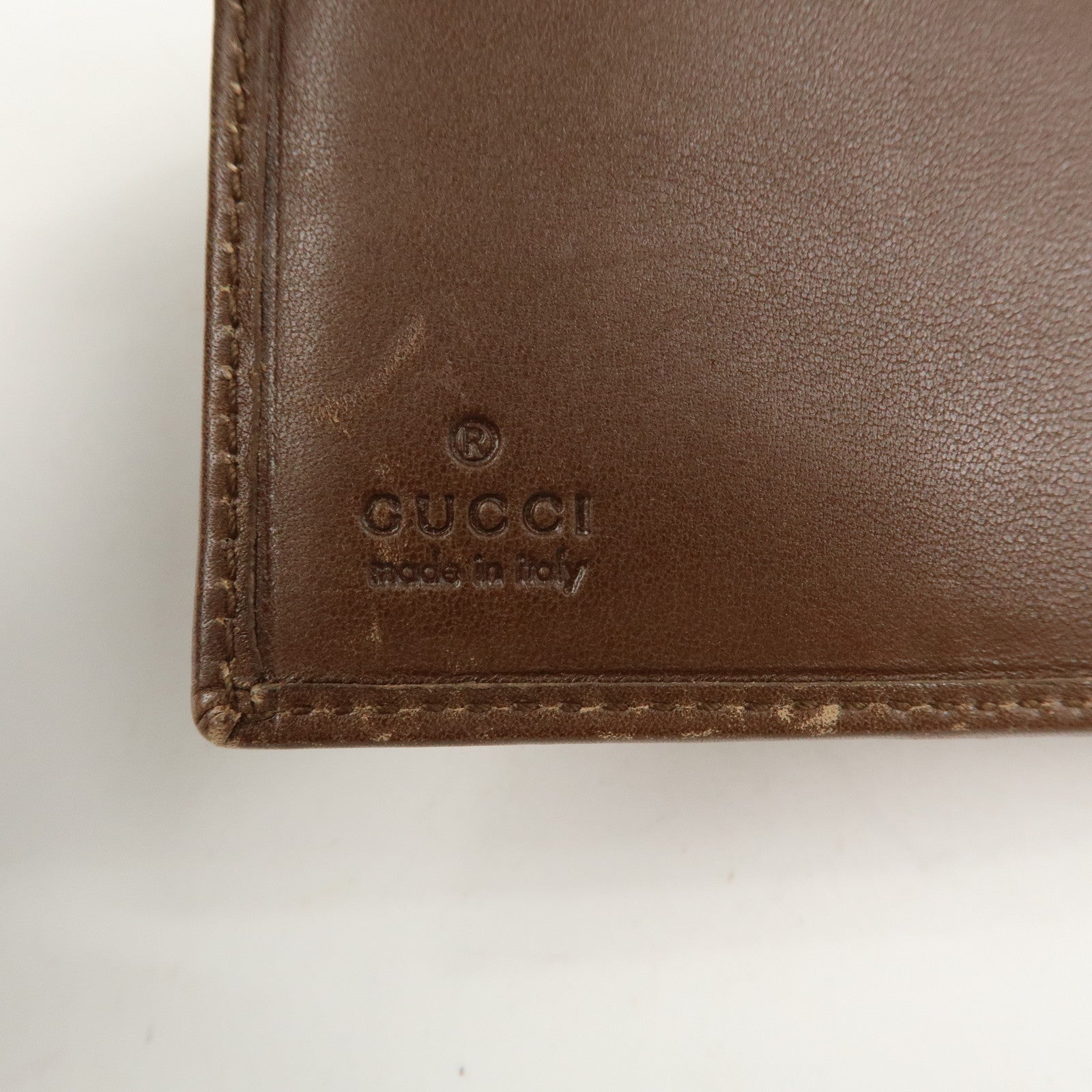 GUCCI GG Canvas Leather Agenda Cover Pink Brown 031.3661.1069
