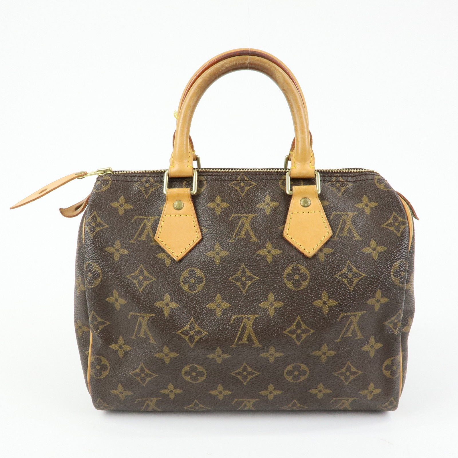 Louis Vuitton Monogram Speedy 25 Boston Bag Hand Bag Brown M41528
