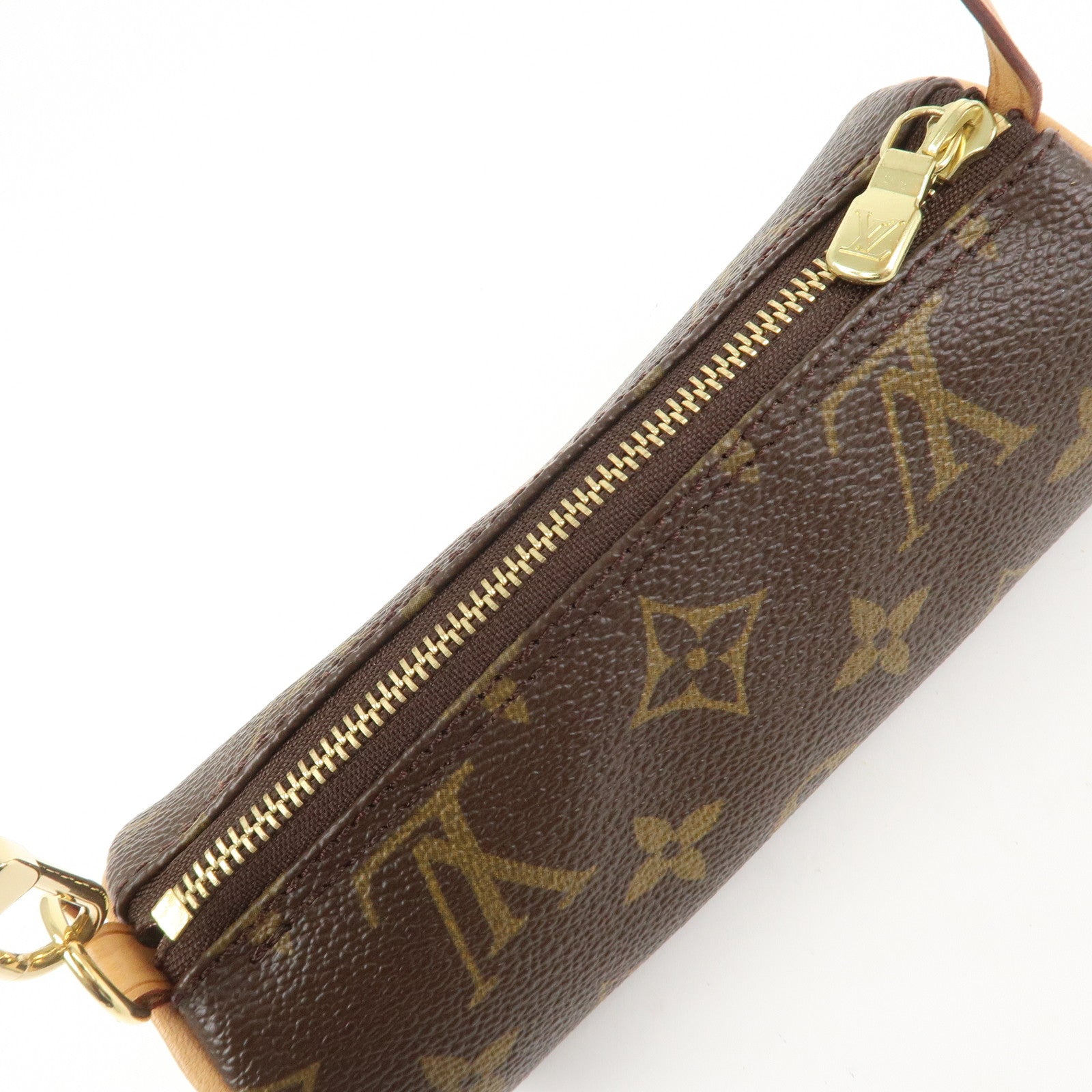 Louis Vuitton Monogram Mini Pouch for Papillon Bag Brown