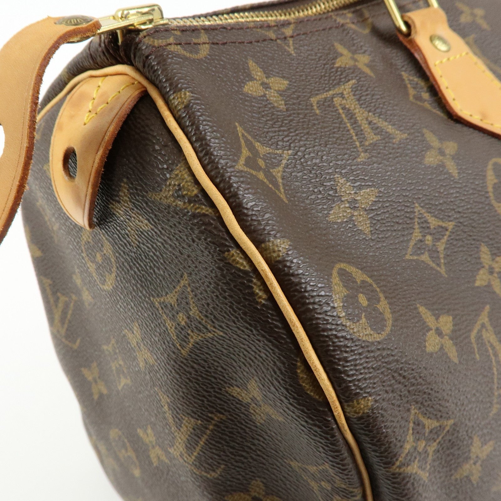 Louis Vuitton Monogram Speedy 35 Boston Bag Hand Bag Brown M41524