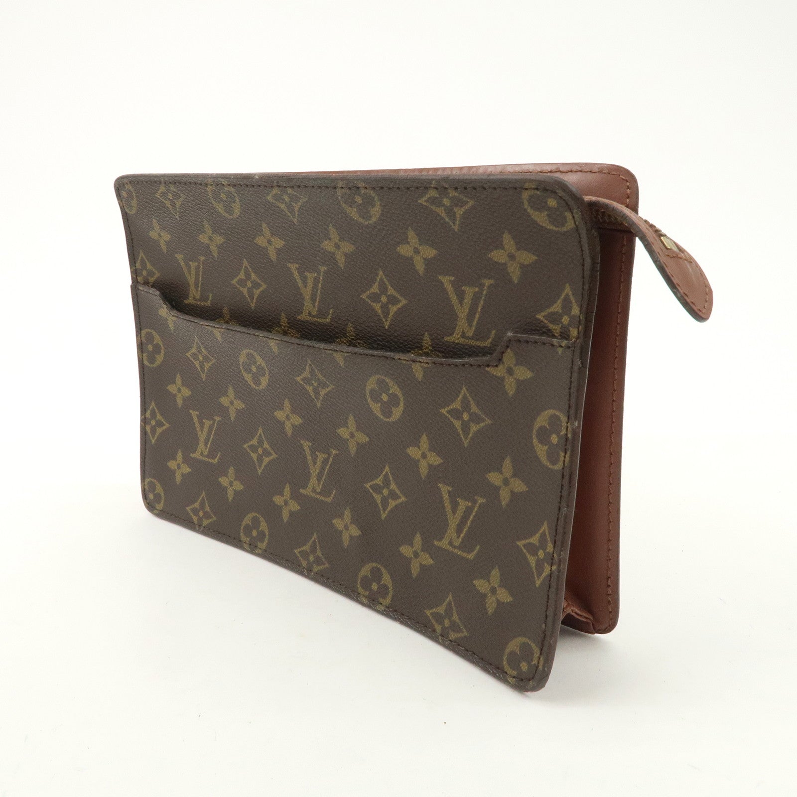 Louis Vuitton Monogram Epi Taiga Set of 3 Canvas Leather Clutch Bag Used