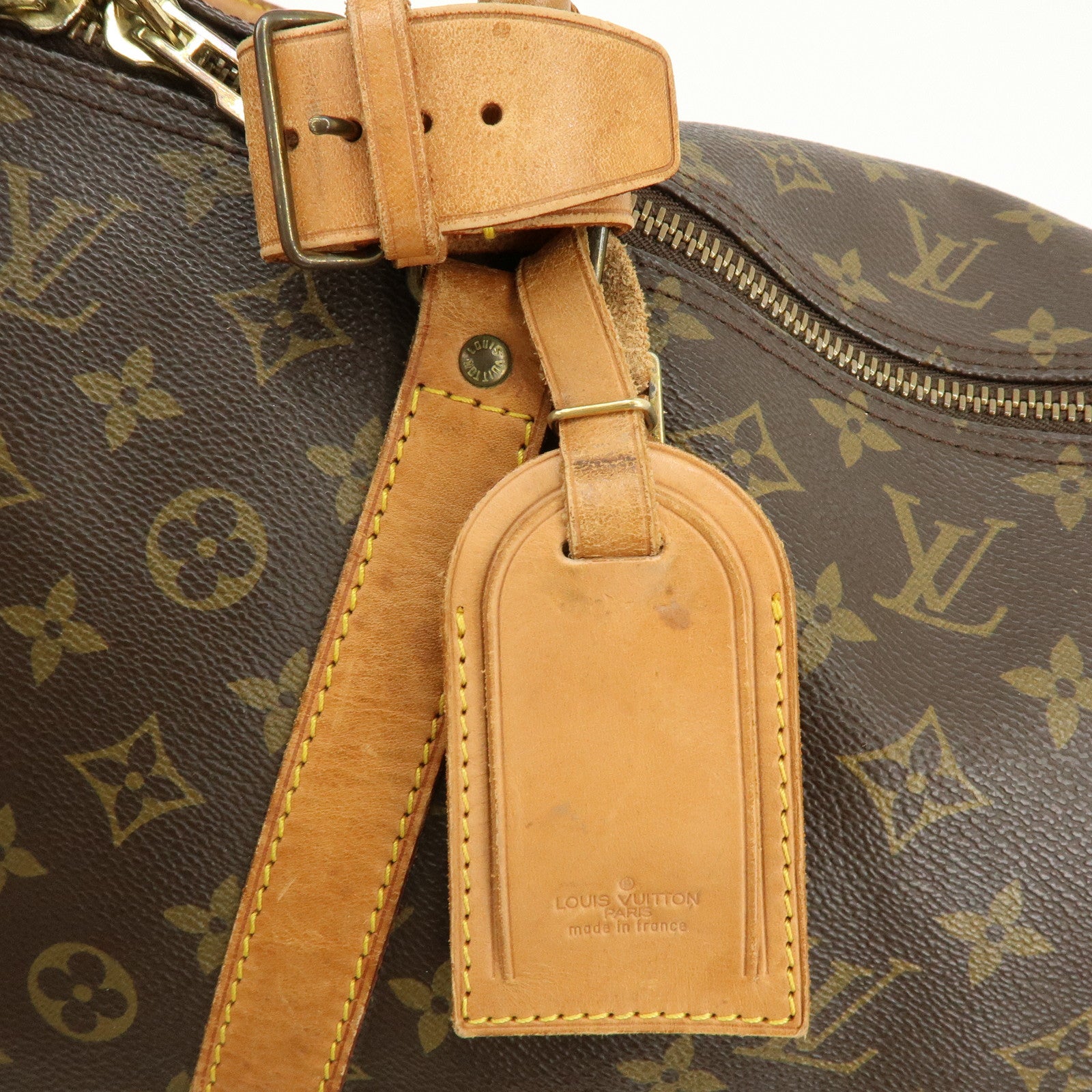 Louis Vuitton Monogram Keep All Bandouliere 60 Boston Bag M41412
