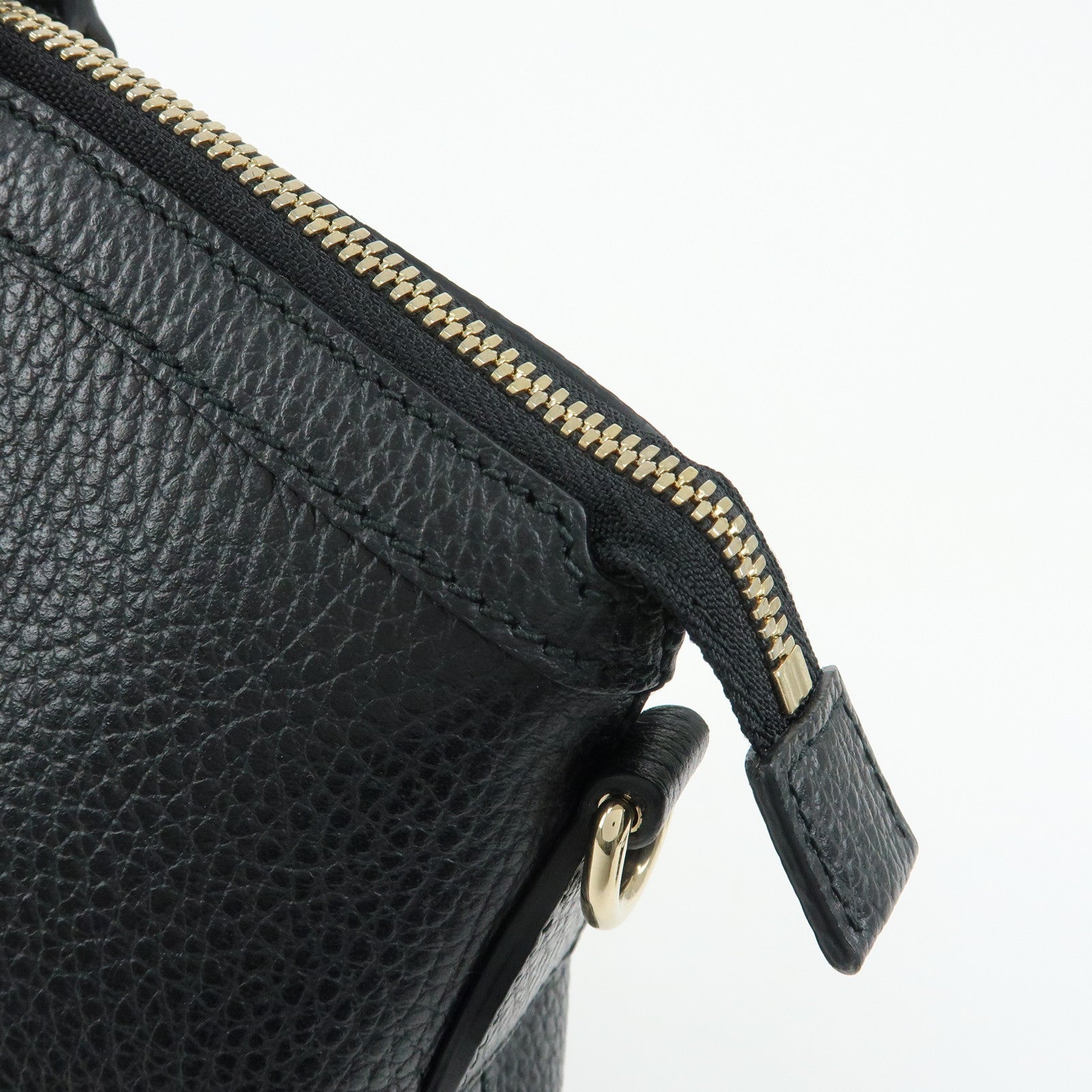 GUCCI Interlocking G Calf Leather 2Way Hand Bag Shoulder Bag 449651