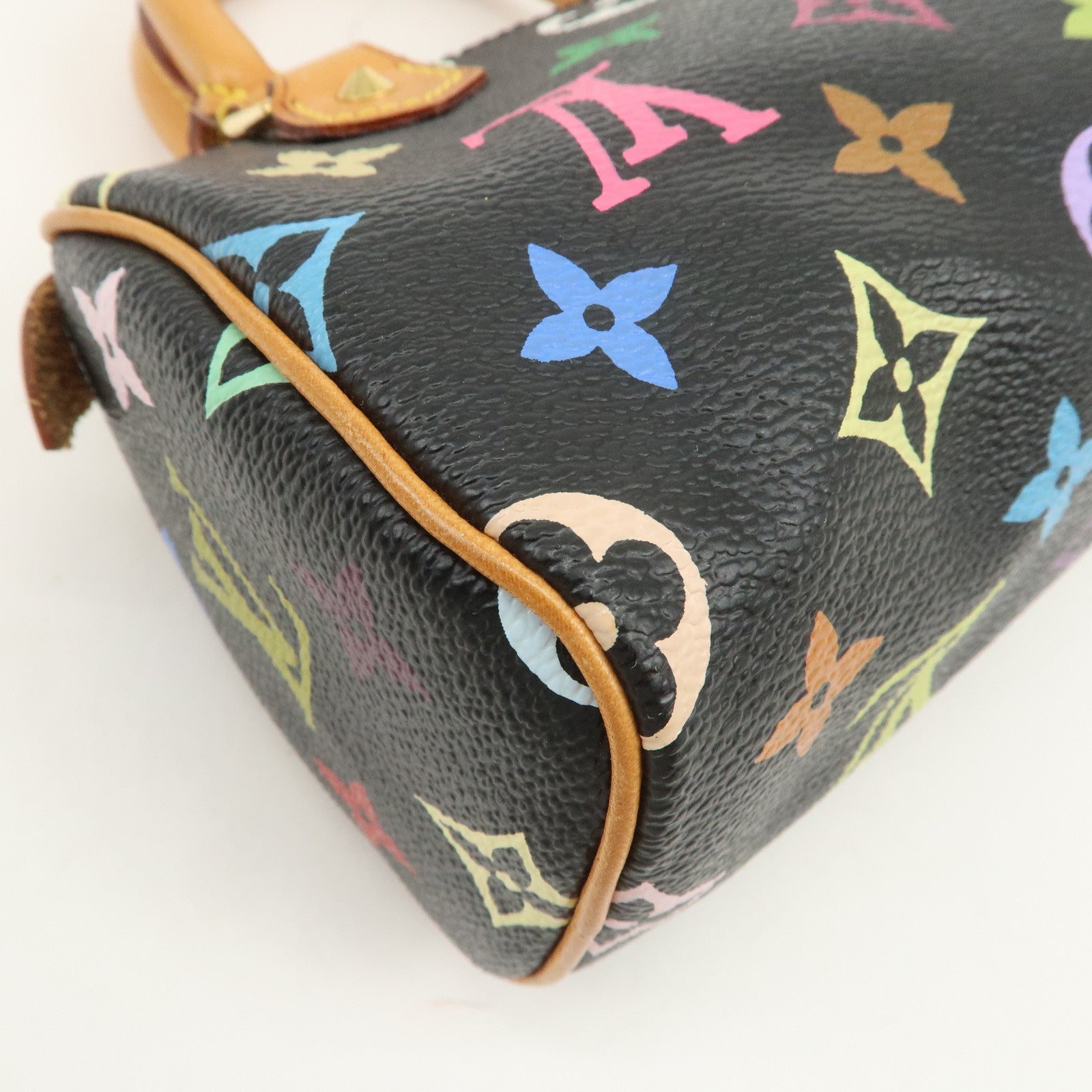 Louis Vuitton Monogram Multicolor Mini Speedy Mini Bag Noir M92644