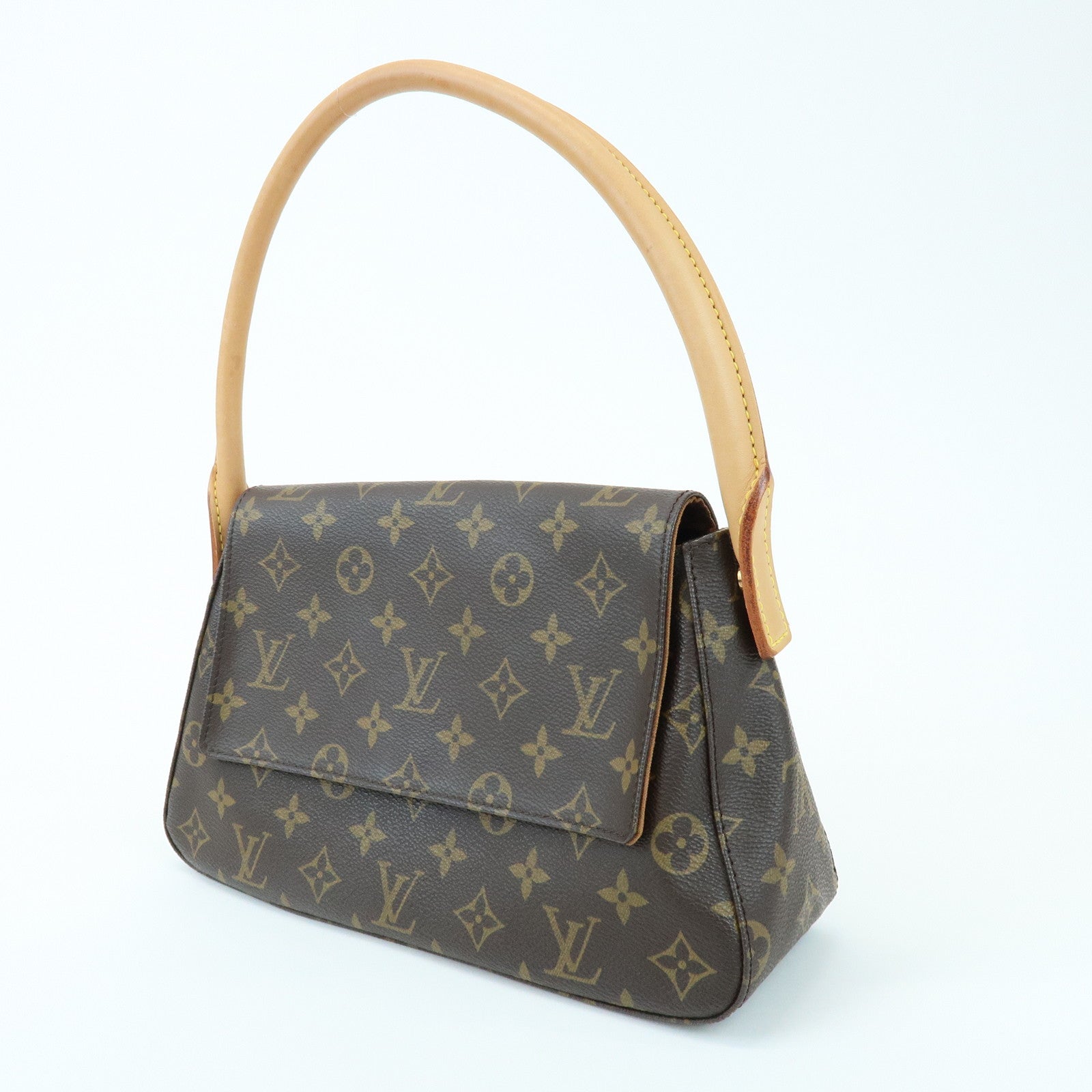 Louis Vuitton Monogram Mini Looping Shoulder Bag Brown M51147