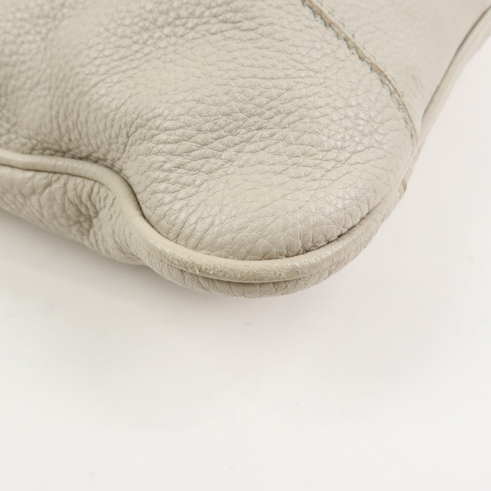 BOTTEGA VENETA Calf Leather 2Way Shoulder Bag Hand Bag Ivory