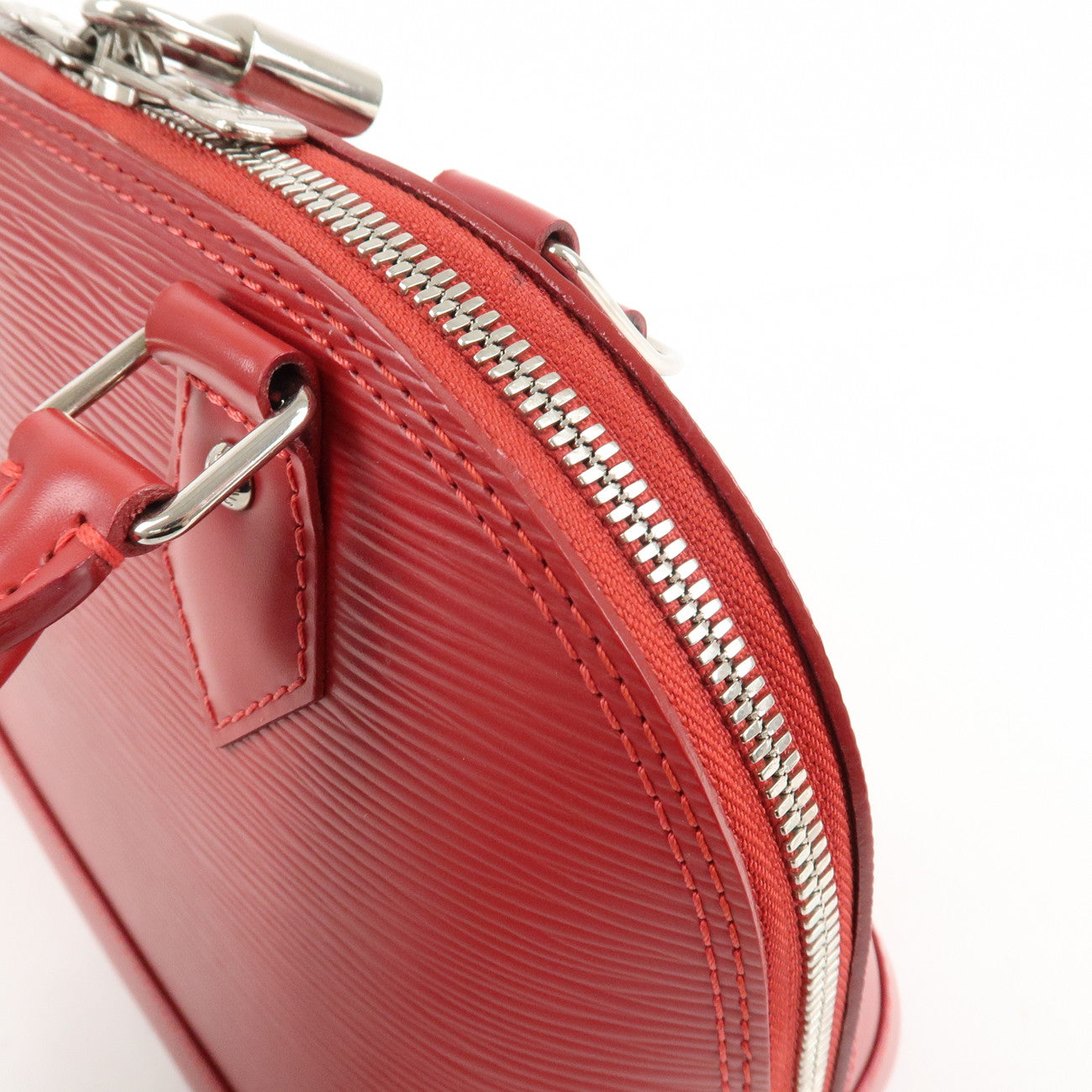 Louis Vuitton Epi Alma BB 2Way Hand Shoulder Bag Carmine M40850 Used