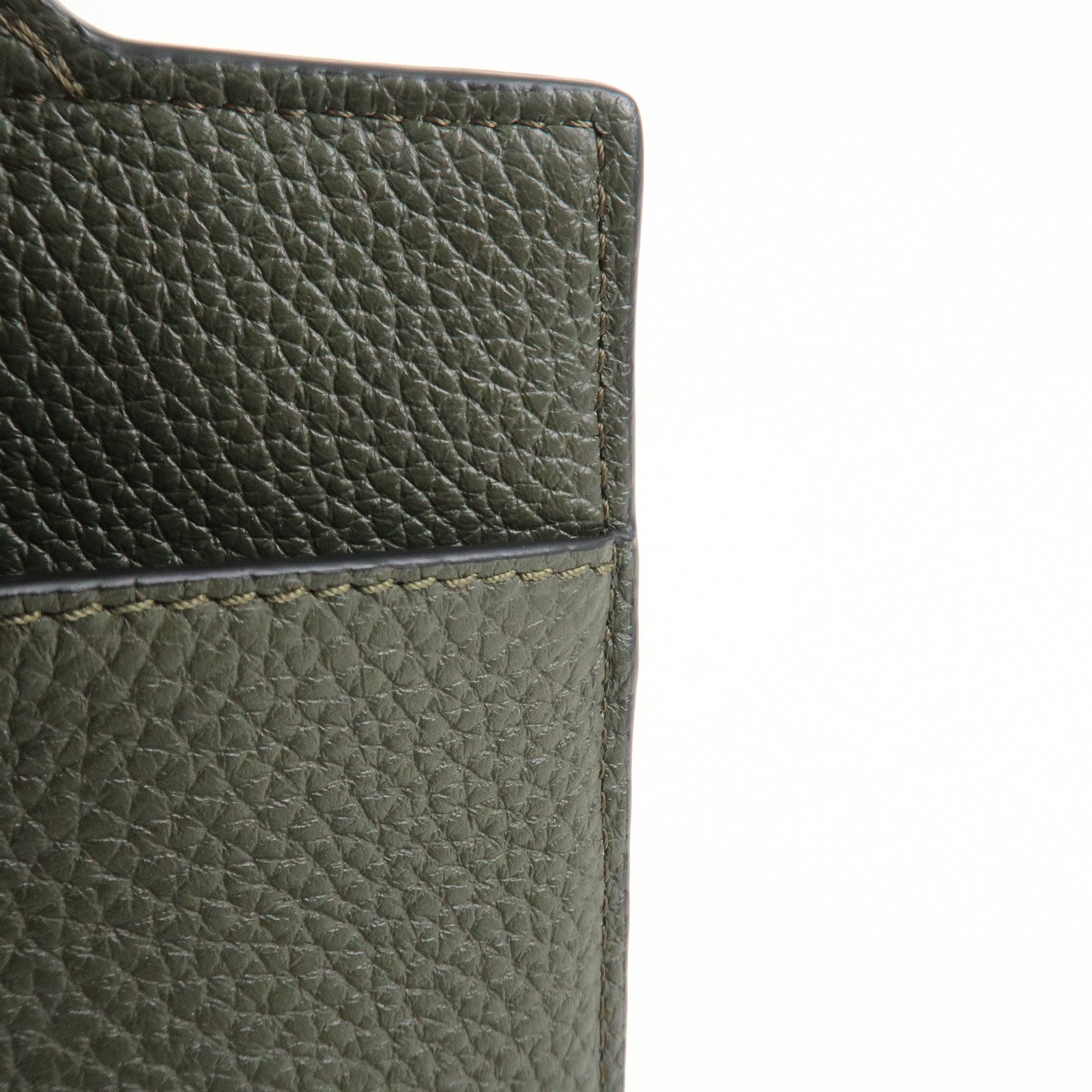 LOEWE Anagram Vertical T Pocket Cross Body Bag Shoulder Bag Green