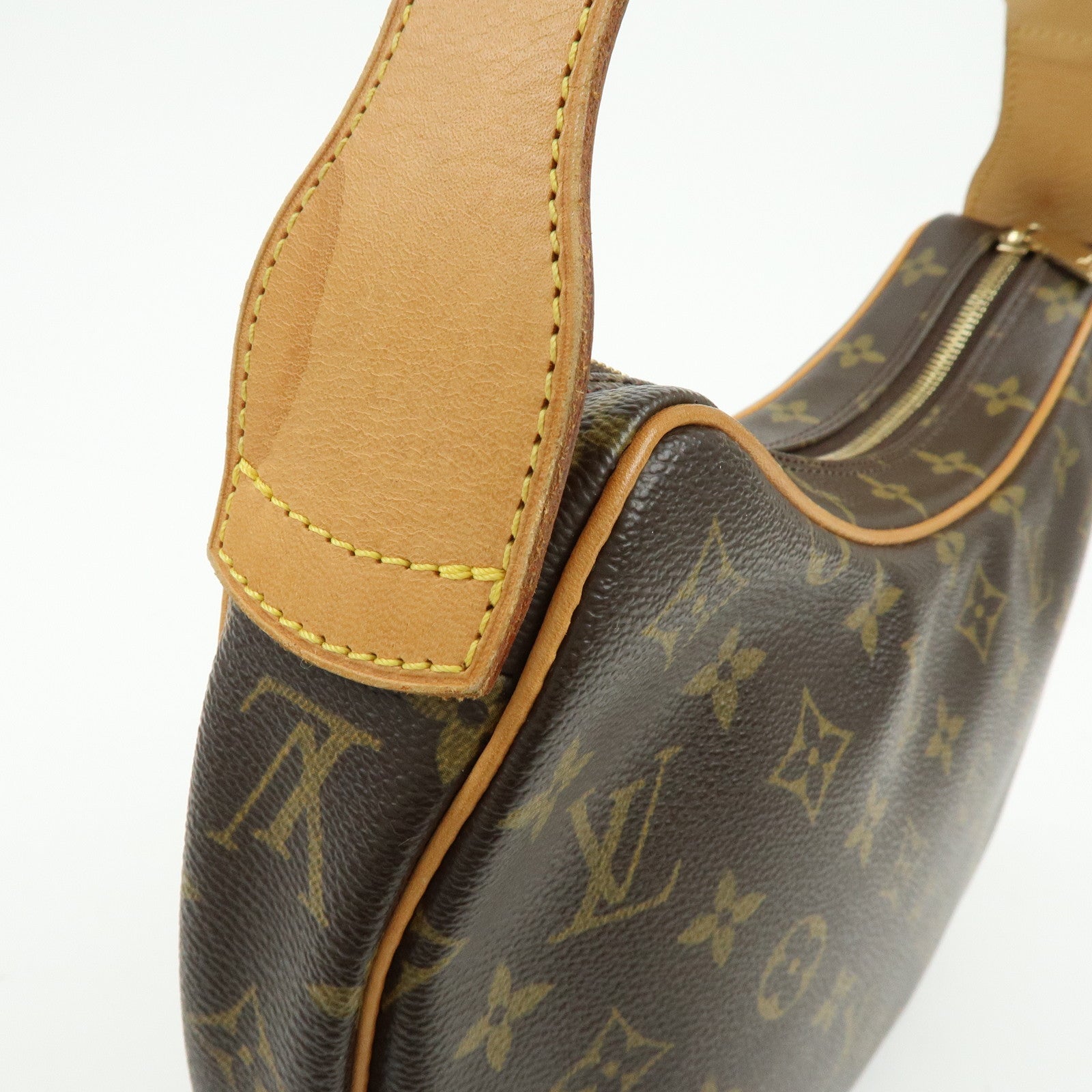 Louis Vuitton Monogram Croissant MM Shoulder Bag Brown M51512