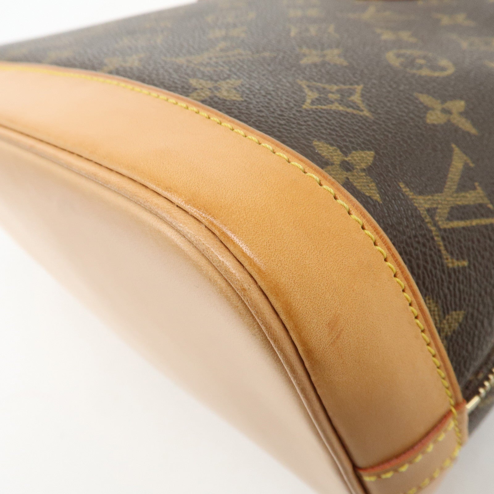 Louis Vuitton Monogram Canvas Alma Hand Bag Brown M51130