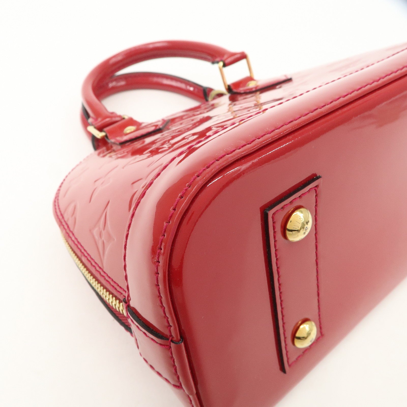 Louis Vuitton Monogram Vernis Leather Alma BB 2Way Shoulder Bag Used