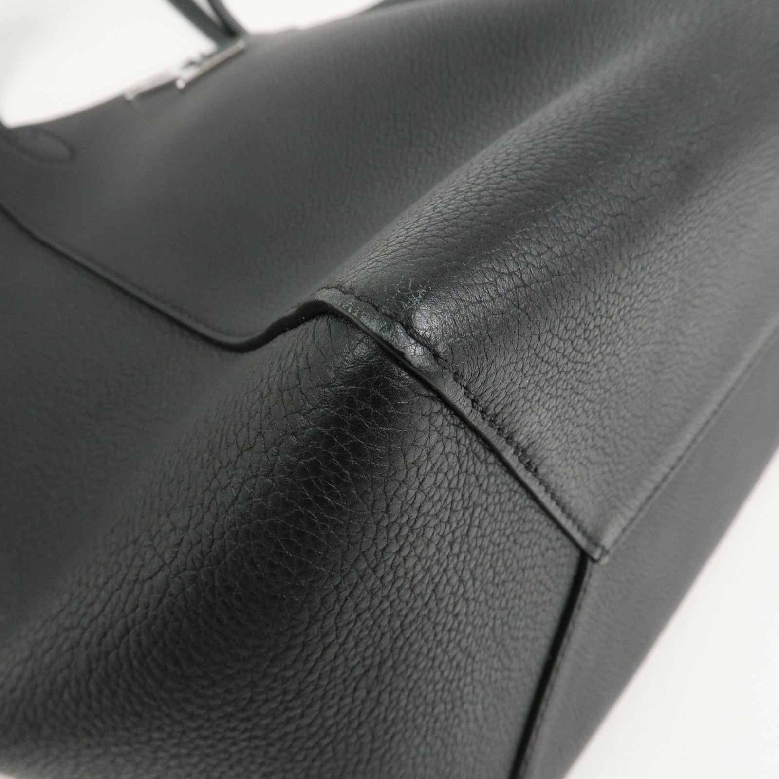 Louis Vuitton Lockme Cabas Leather Tote Bag Hand Bag Noir M42291