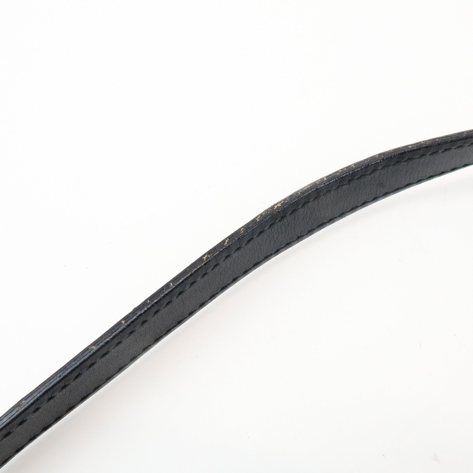 Ferragamo Gancini Leather Shoulder Bag Hand Bag Black