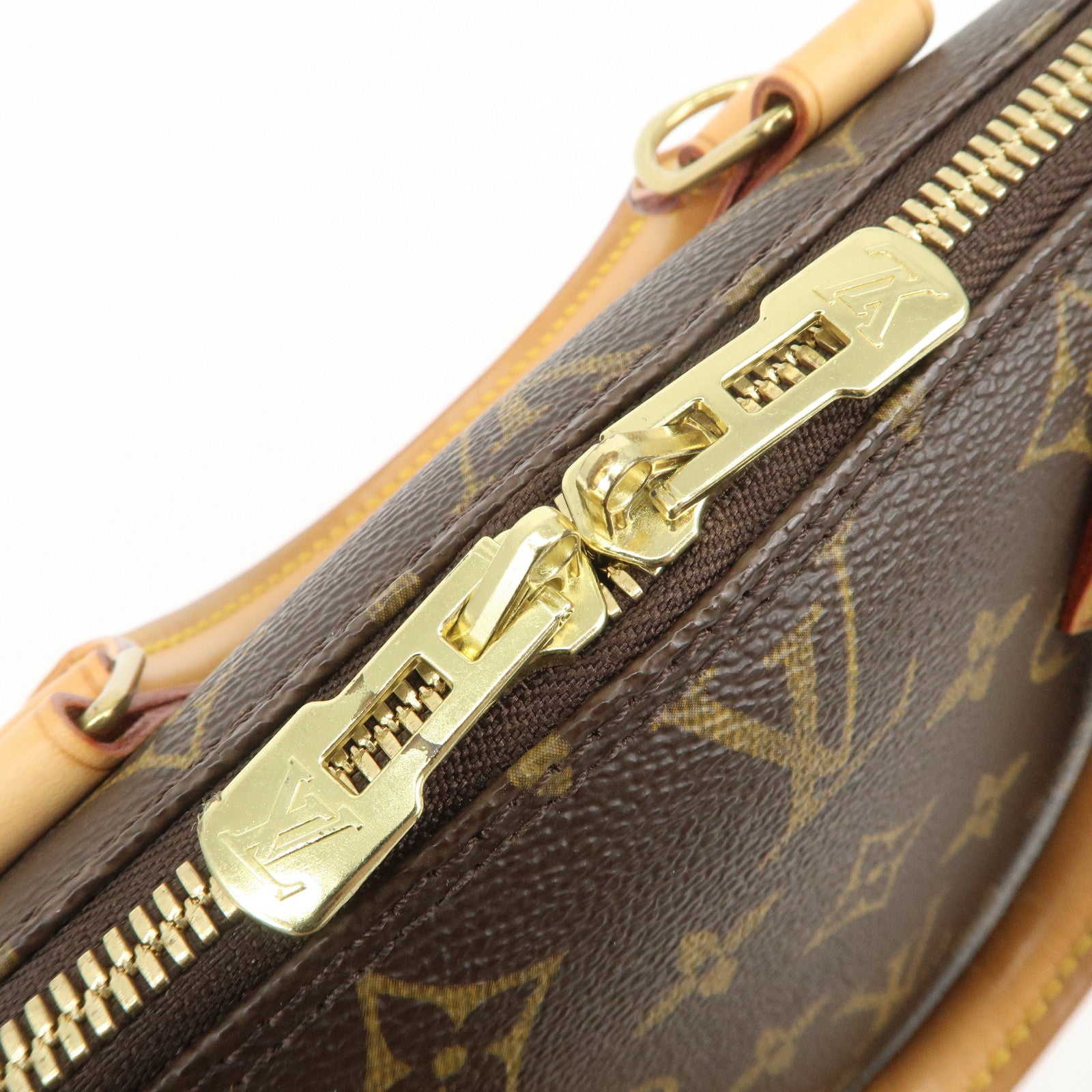 Louis Vuitton Monogram Canvas Alma Hand Bag Brown M51130