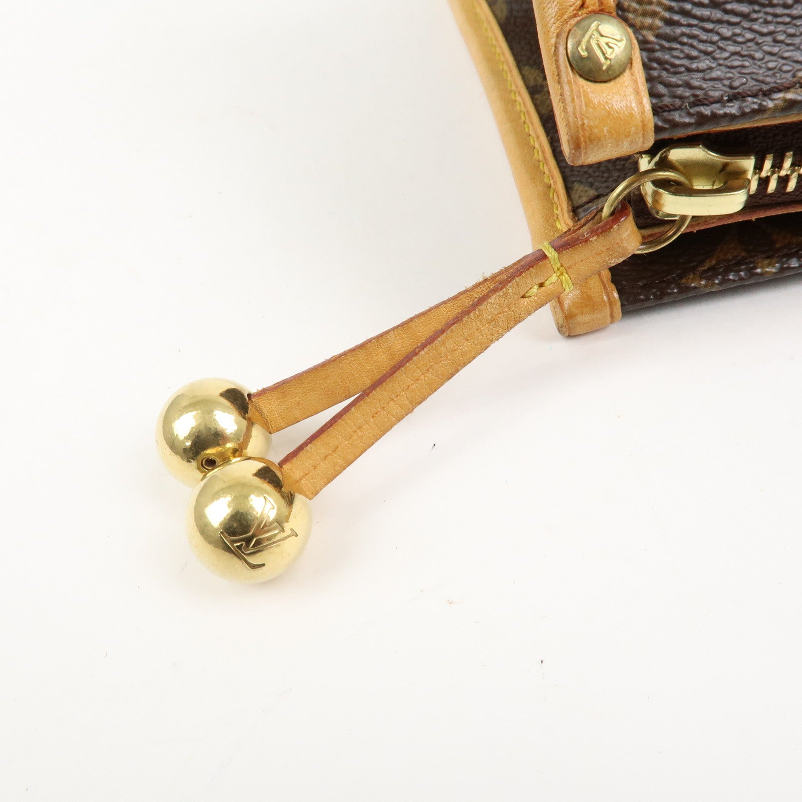 Louis Vuitton Monogram Popincourt Hand Bag Brown M40009