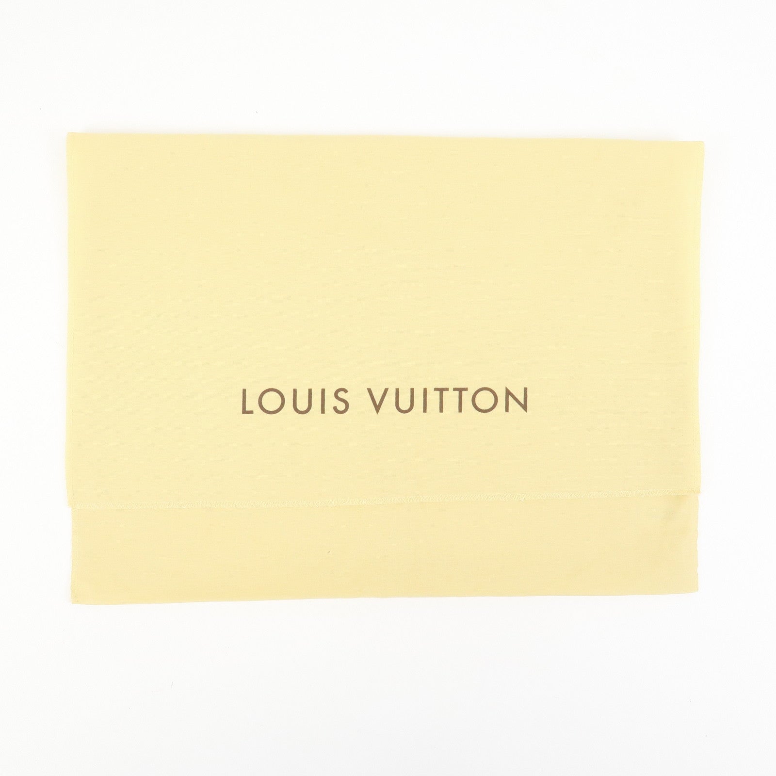 Louis Vuitton Set Of 10 Dust Bag Storage Bag Flap Style Beige