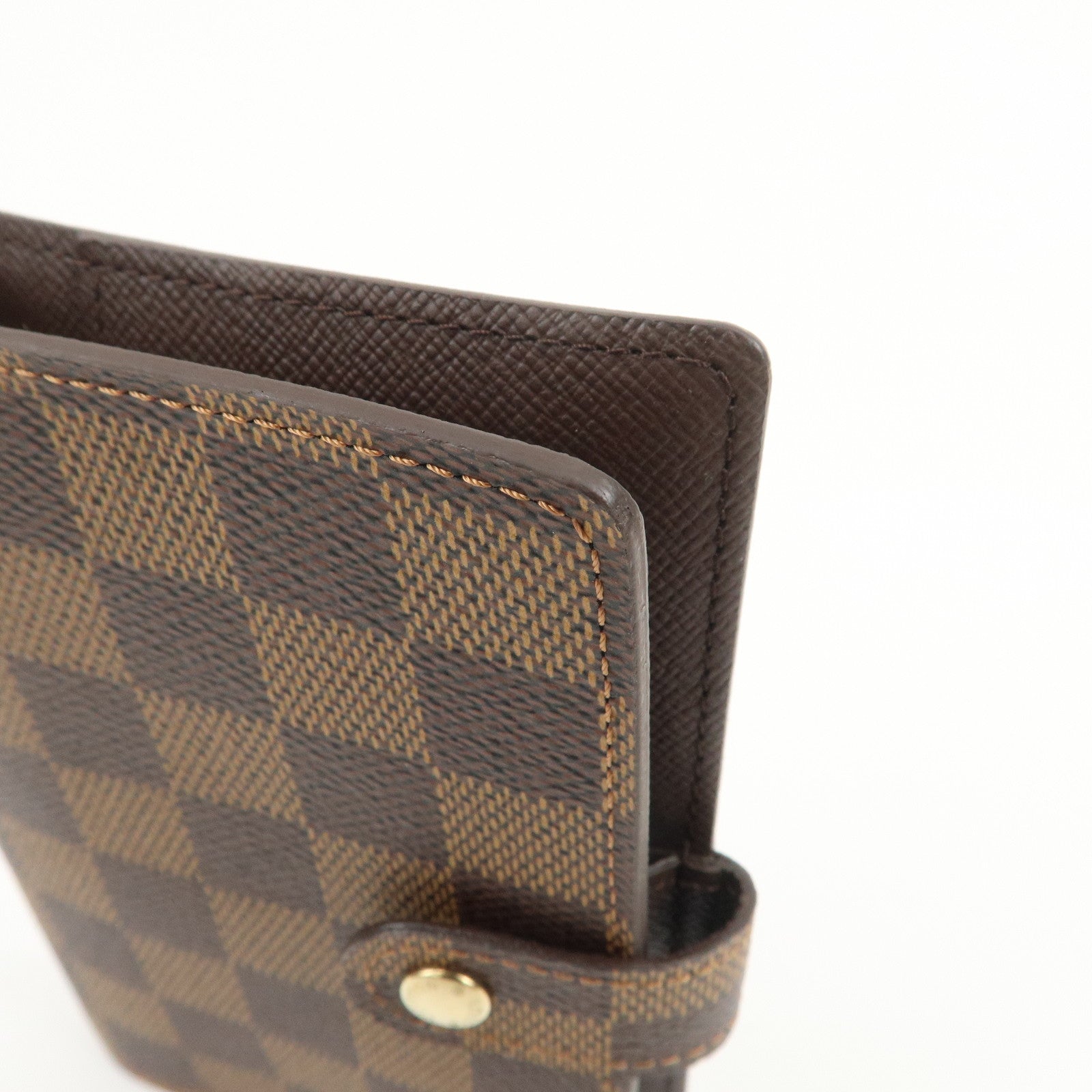 Louis Vuitton Damier Agenda PM Planner Cover Brown R20700