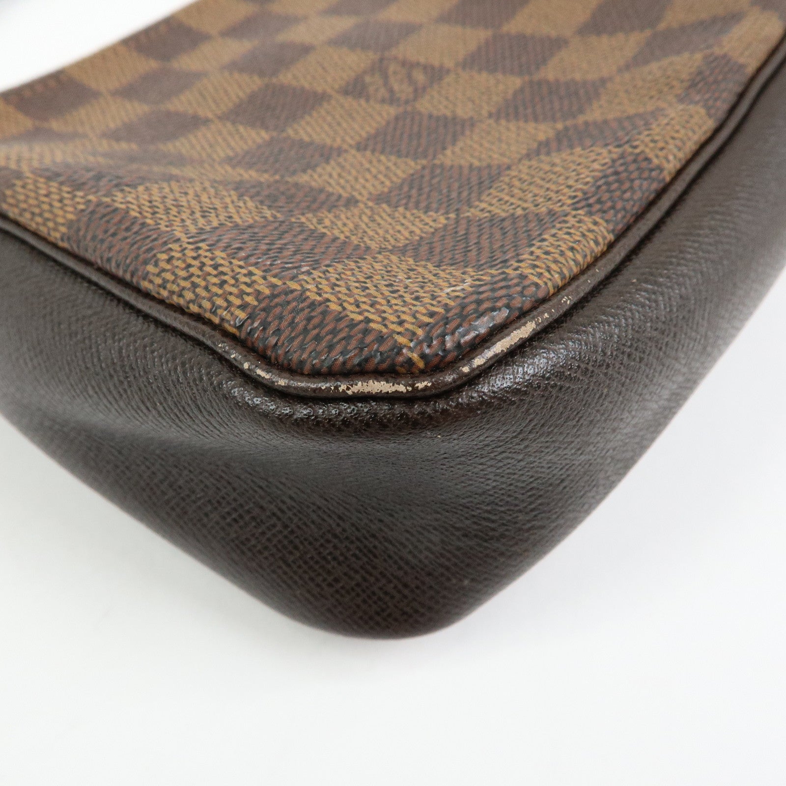 Louis Vuitton Damier Trousse Makeup Accessory Pouch Brown N51982