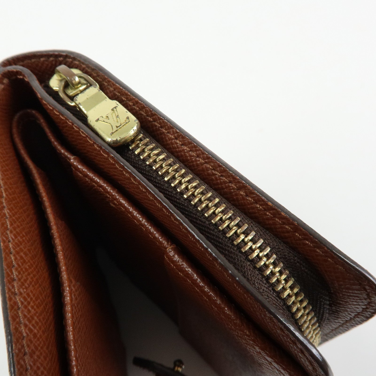 Louis Vuitton Monogram Compact Zippy Bi-fold Wallet Brown M61667