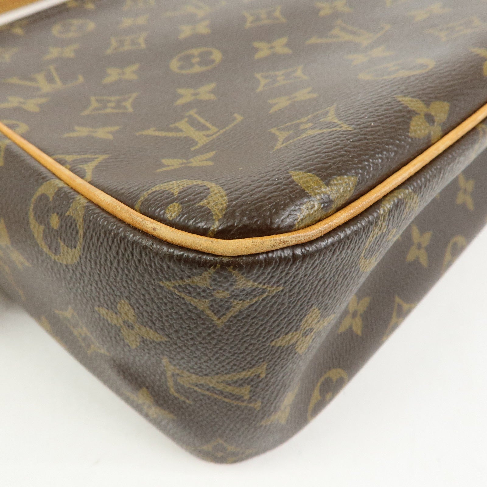 Louis Vuitton Monogram Viva Cite GM Shoulder Bag Brown M51163