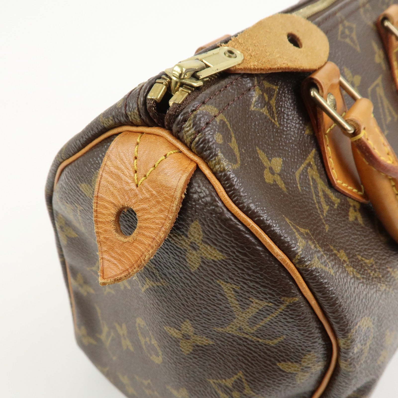 Louis Vuitton Monogram Speedy 25 Boston Bag Hand Bag Brown M41528