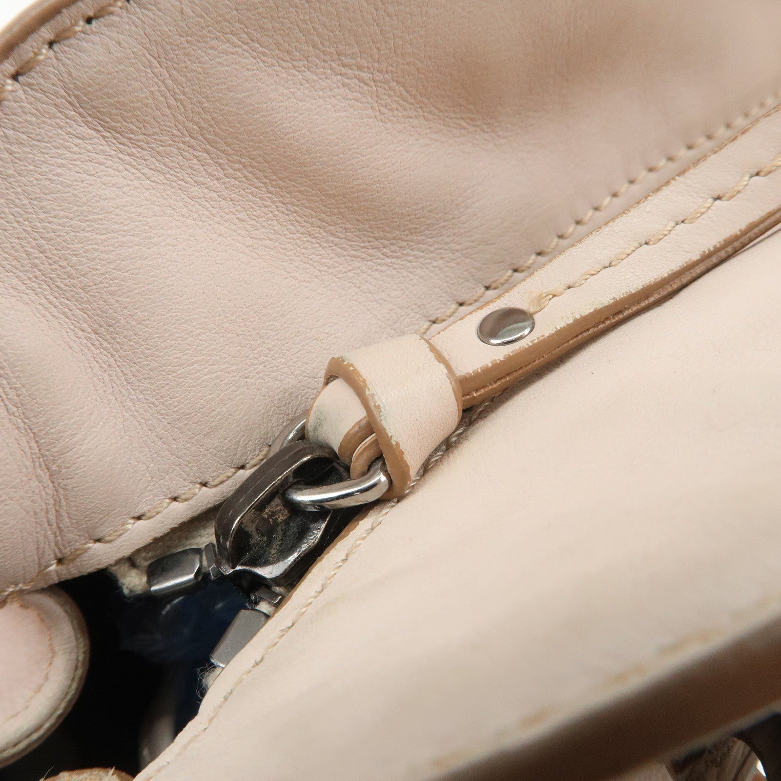 CELINE Leather Bitter Sweet Hand Bag Shoulder Bag Pink