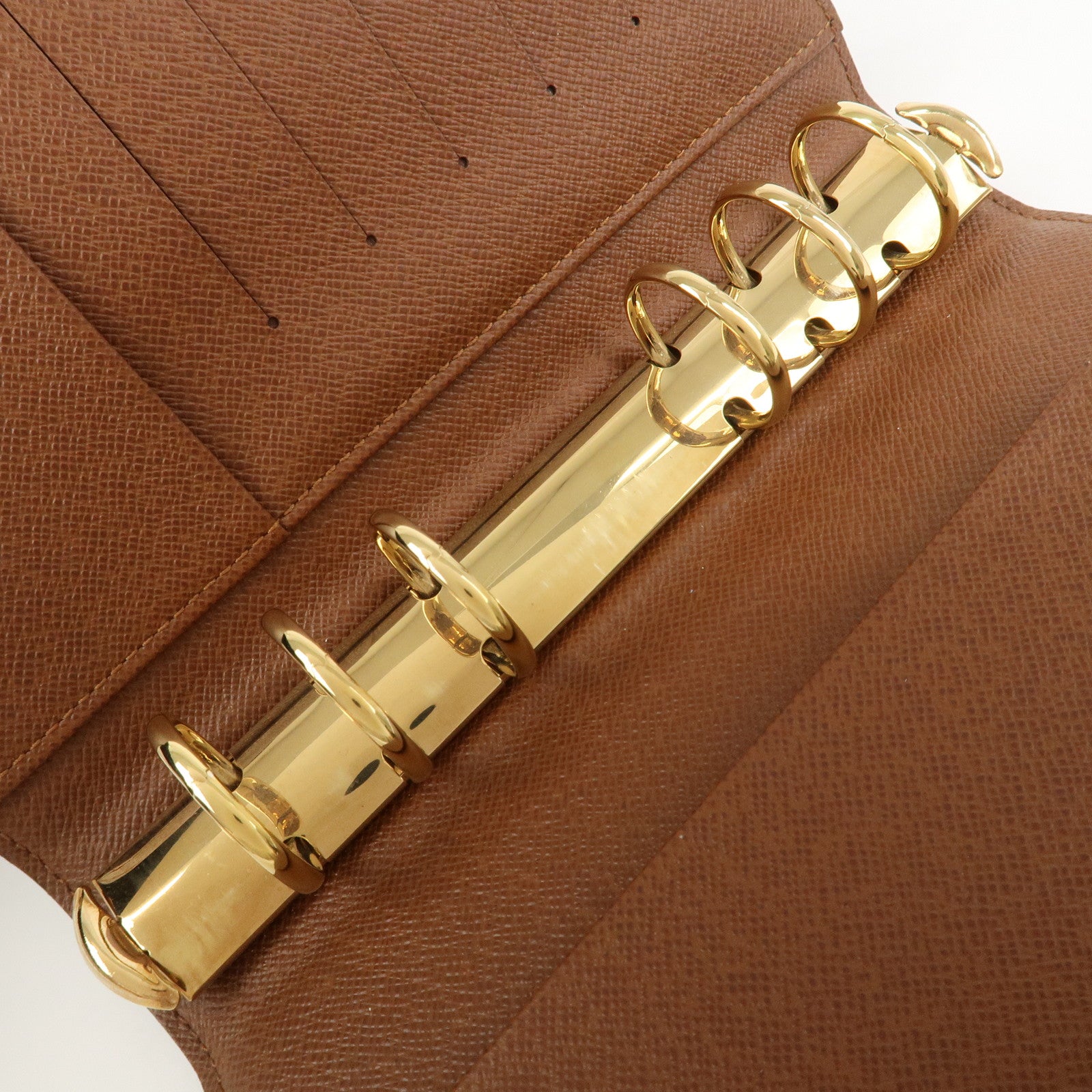 Louis Vuitton Monogram Canvas Agenda MM Planner Cover Brown R20105