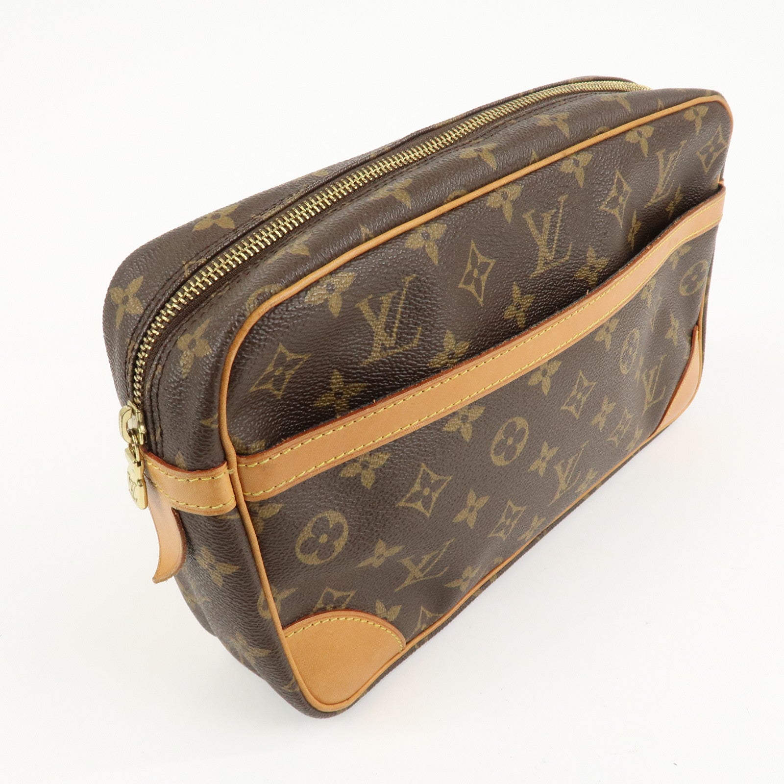 Louis Vuitton Monogram Compiegne 28 Pouch Clutch Bag M51845 Used