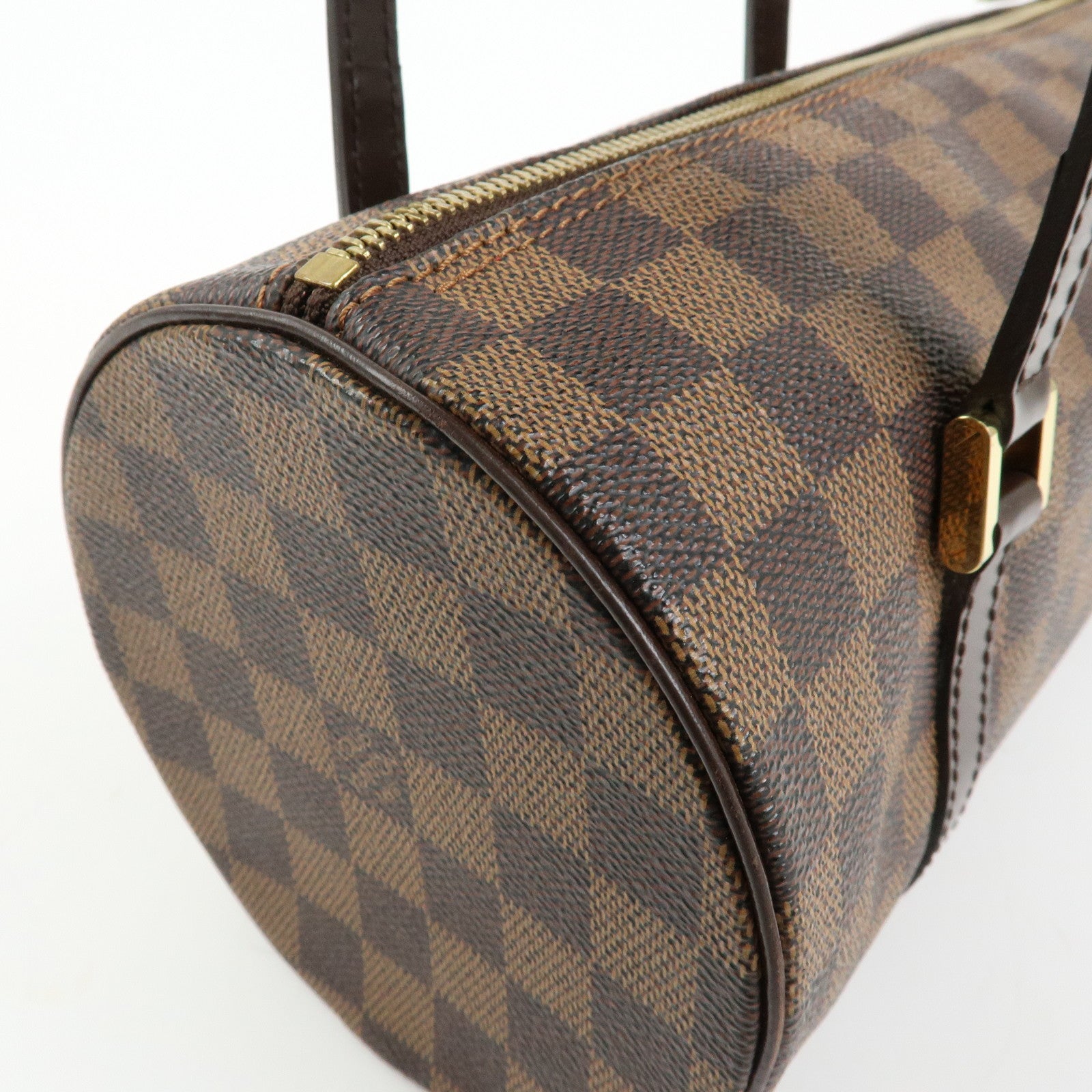 Louis Vuitton Damier Ebene Papillon 26 Hand Bag Brown N51304