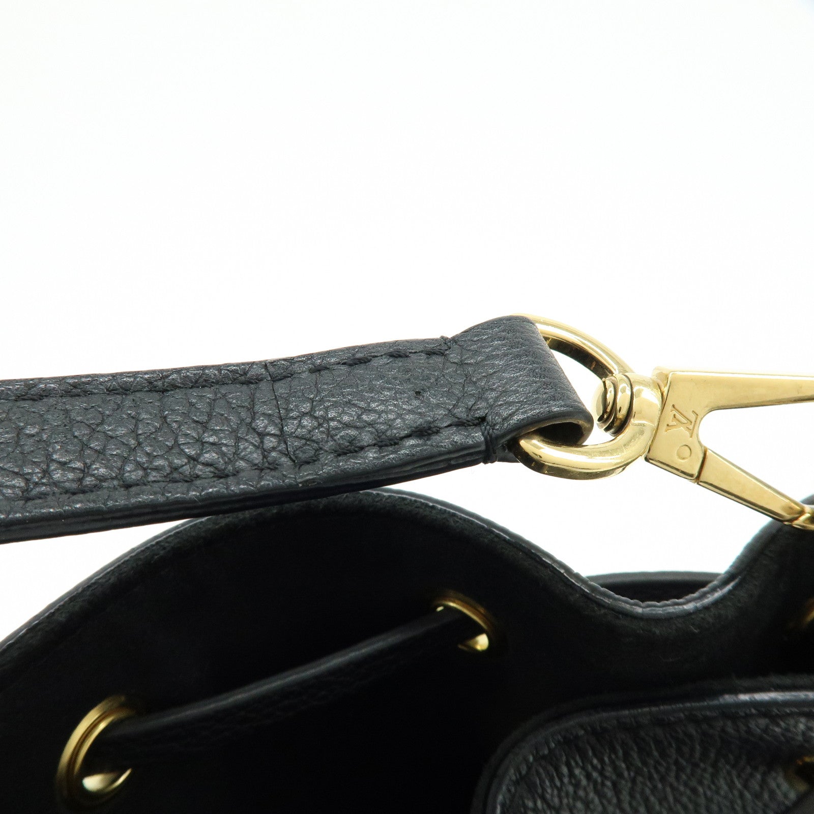 Louis Vuitton Lockme Bucket NV 2Way Bag Hand Bag Black M57687