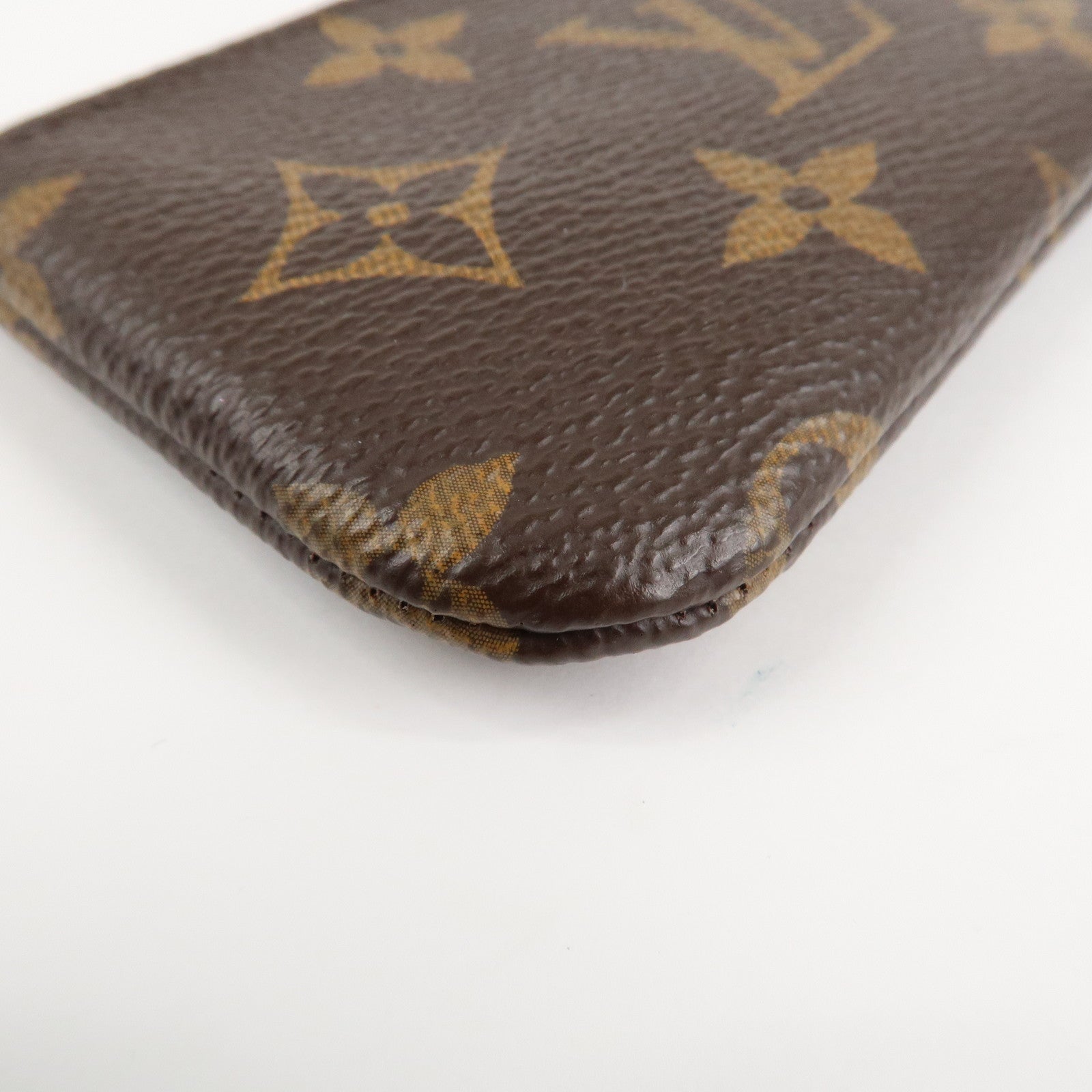 Louis Vuitton Monogram Pochette Cles Coin Case Key Case M62650 Used
