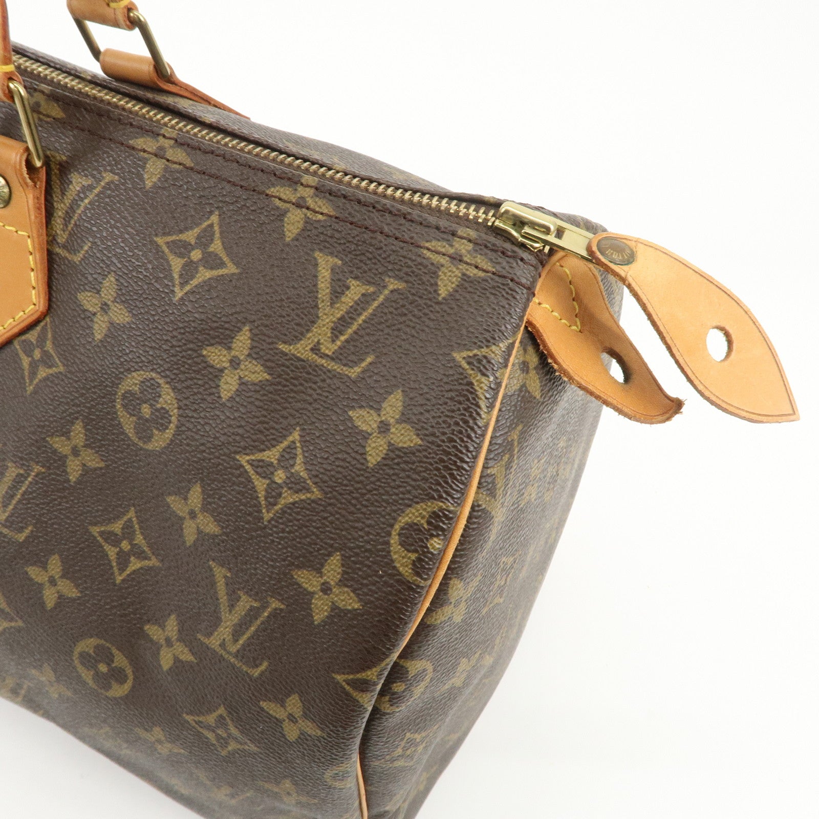 Louis Vuitton Monogram Speedy 40 Hand Bag Boston Bag Brown M41522