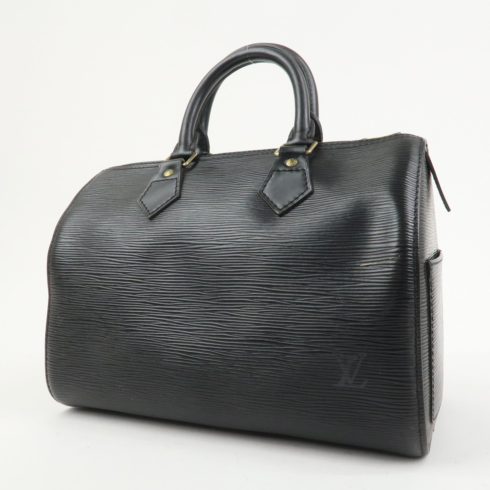 Louis Vuitton Epi Leather Speedy 25 Hand Bag Boston Bag Noir M59032