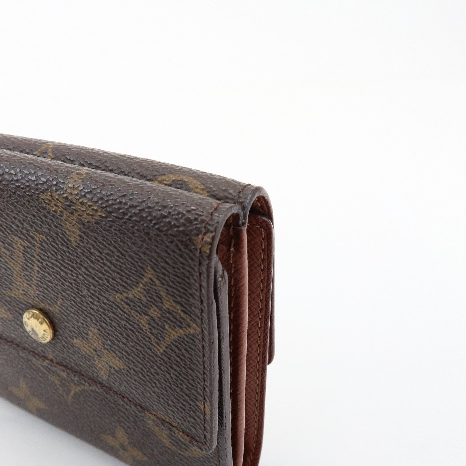 Louis Vuitton Monogram Set of 2 Bi- fold Wallets Brown M61652