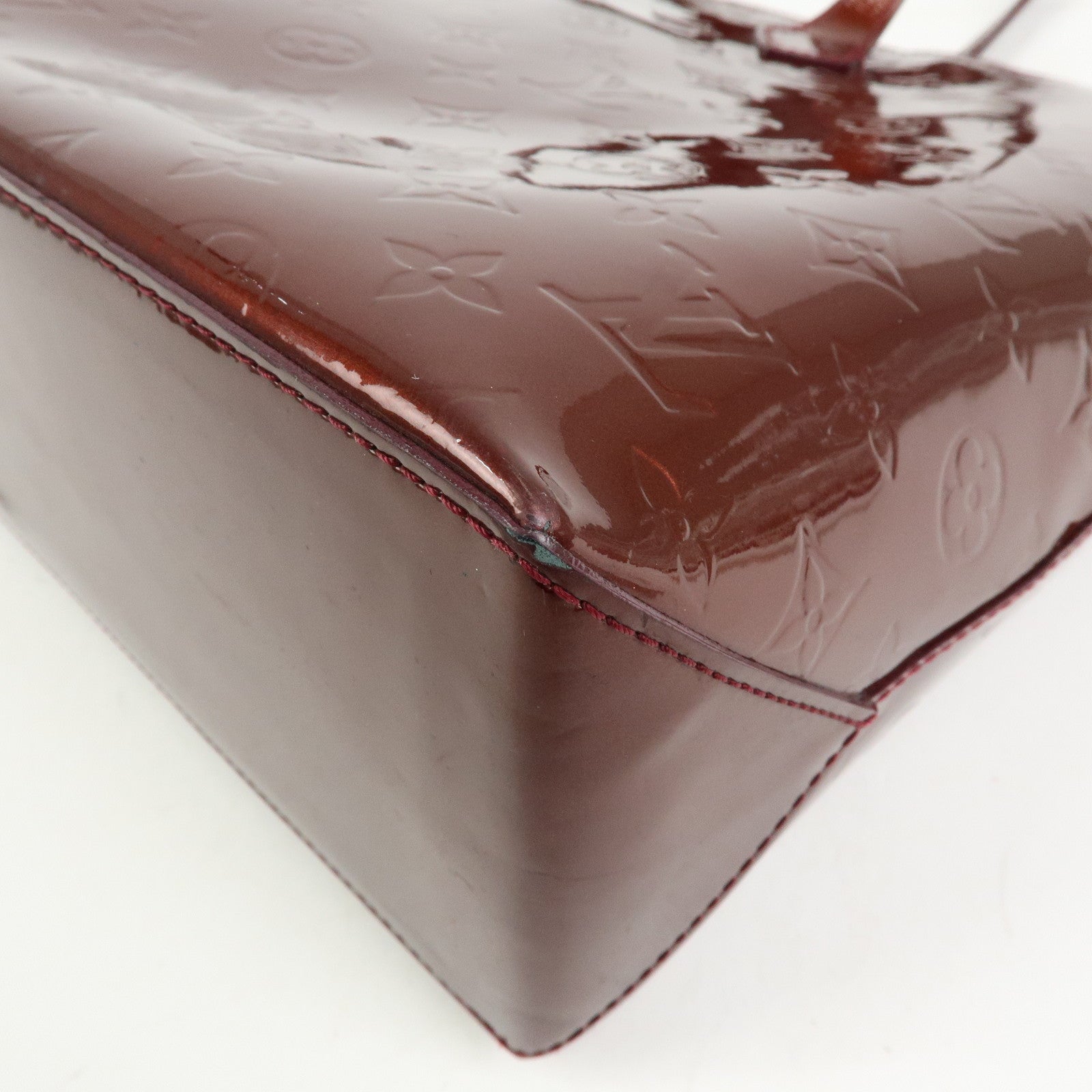 Louis Vuitton Monogram Vernis Leather Wilshire MM Tote Bag M91646