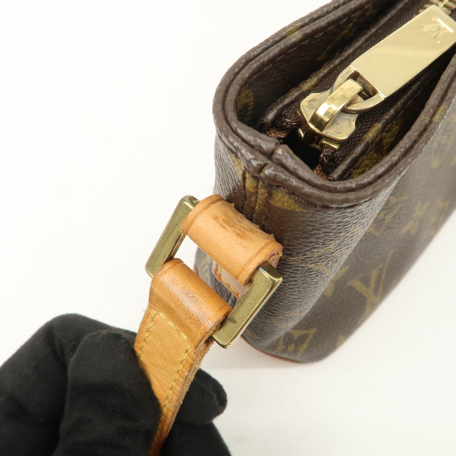 Louis Vuitton Monogram Trotteur Shoulder Bag Brown M51240