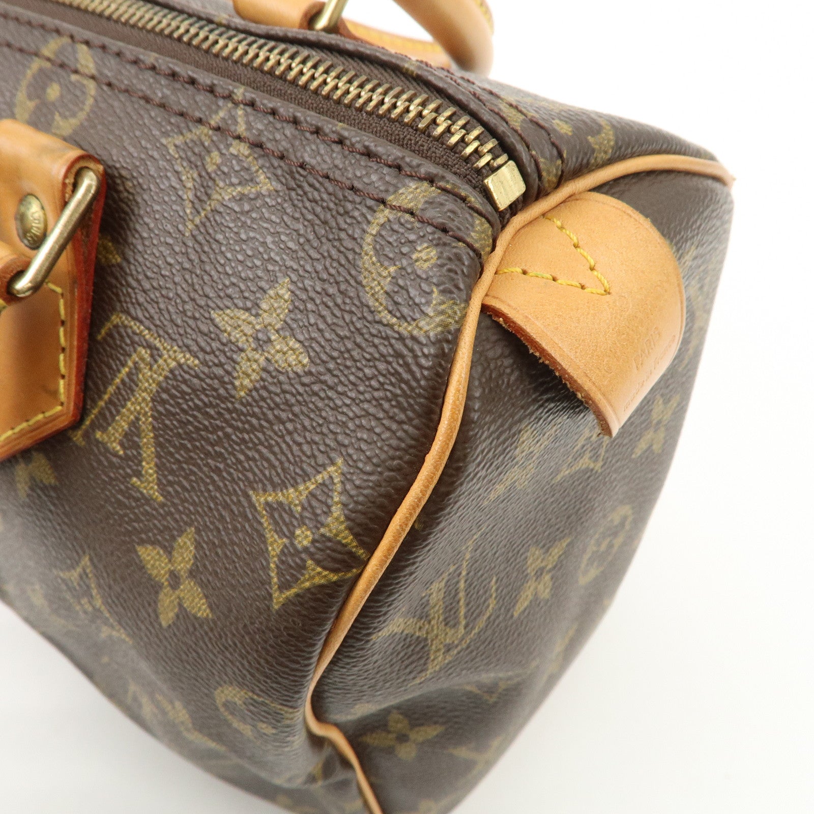 Louis Vuitton Monogram Speedy 25 Hand Bag Boston Bag M41528 Used