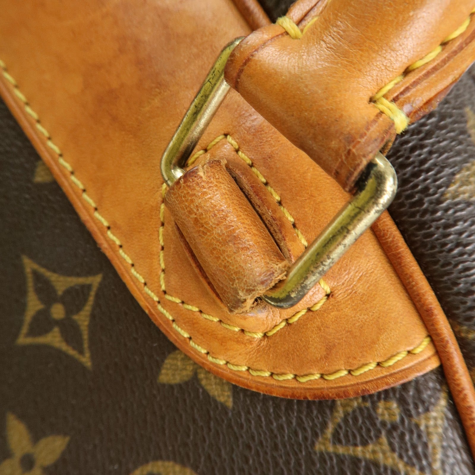 Louis Vuitton Monogram Trueville Hand Bag Brown M42228 Used