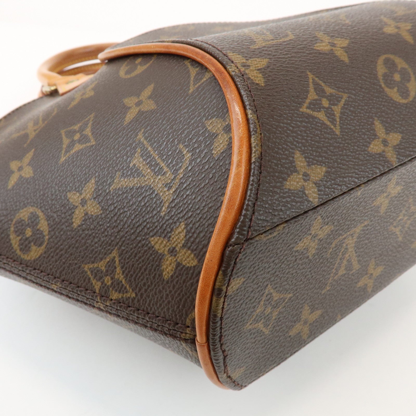 Louis Vuitton Monogram Ellipse PM Hand Bag Brown M51127