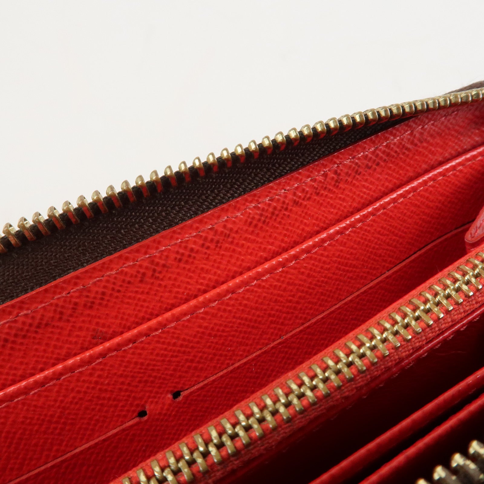 Louis Vuitton Monogram Kusama Pumpkin Dots Zippy Wallet M60450 Used